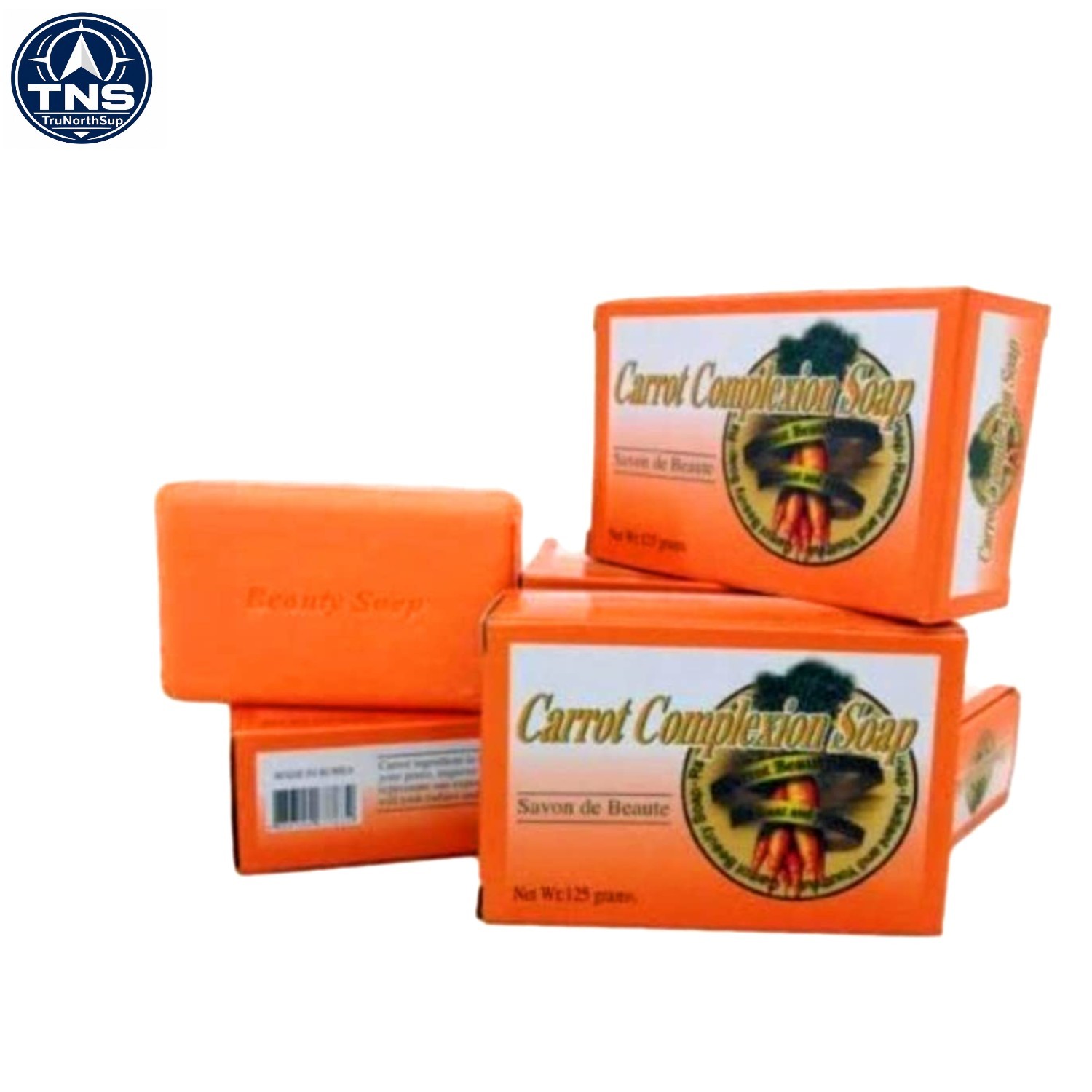 Fresh Scent Carrot Complexion Soap – 3 Travel Size Bars for Makeup Removal