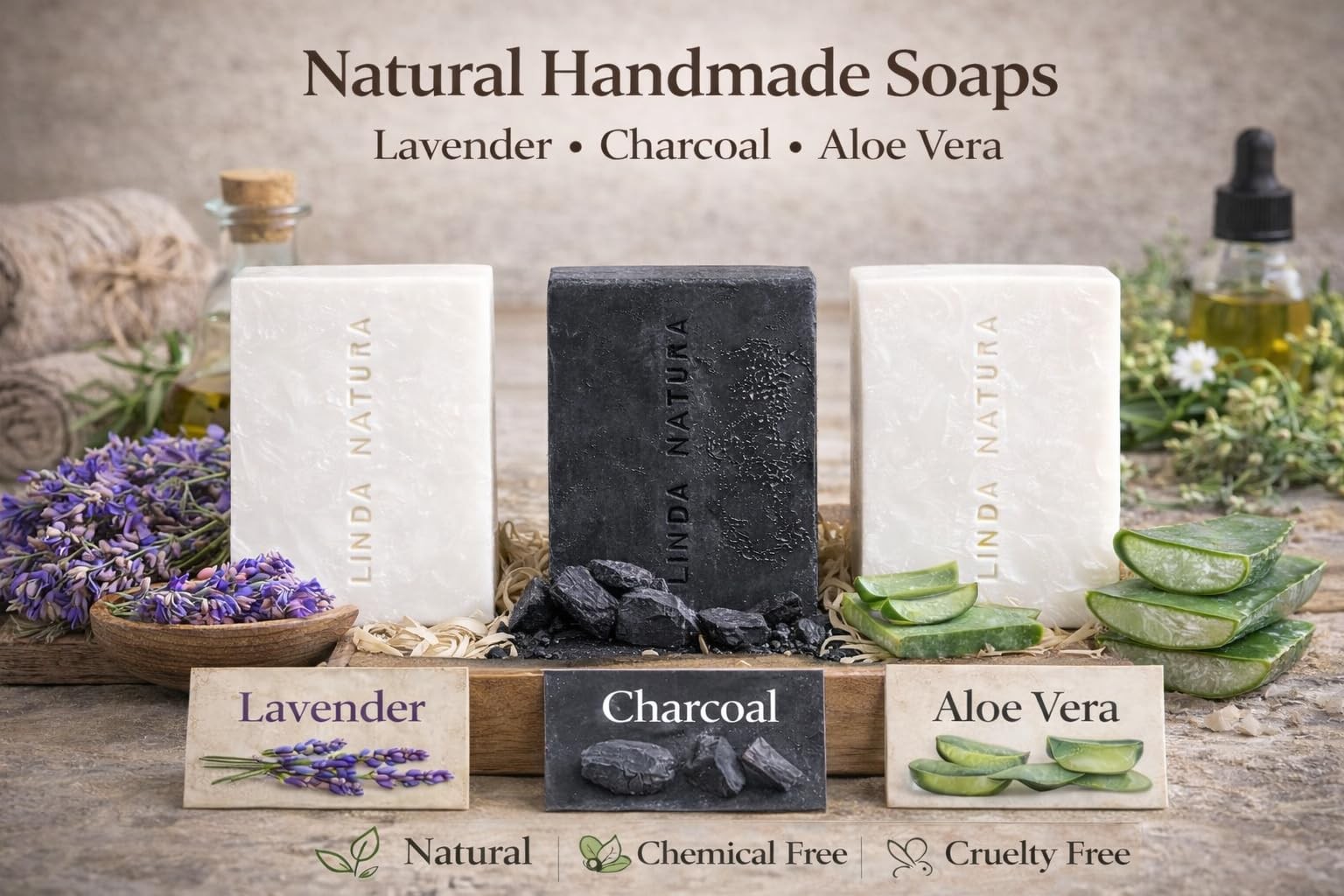 Handmade Natural Soap Bar Set | Cold Process | All Natural | Naturally Scente…