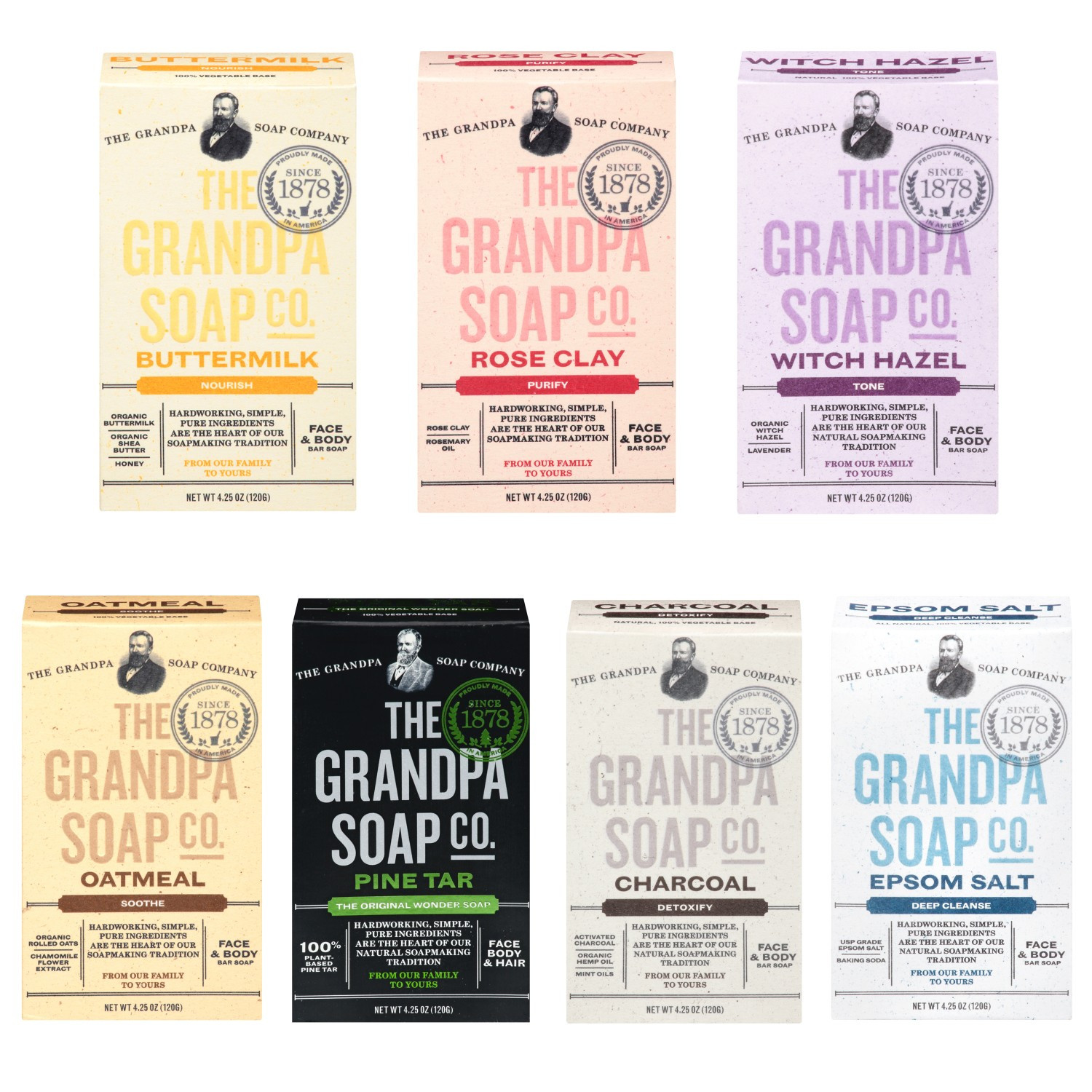 Grandpa’s Oatmeal Soap (Case of 24 Bars)