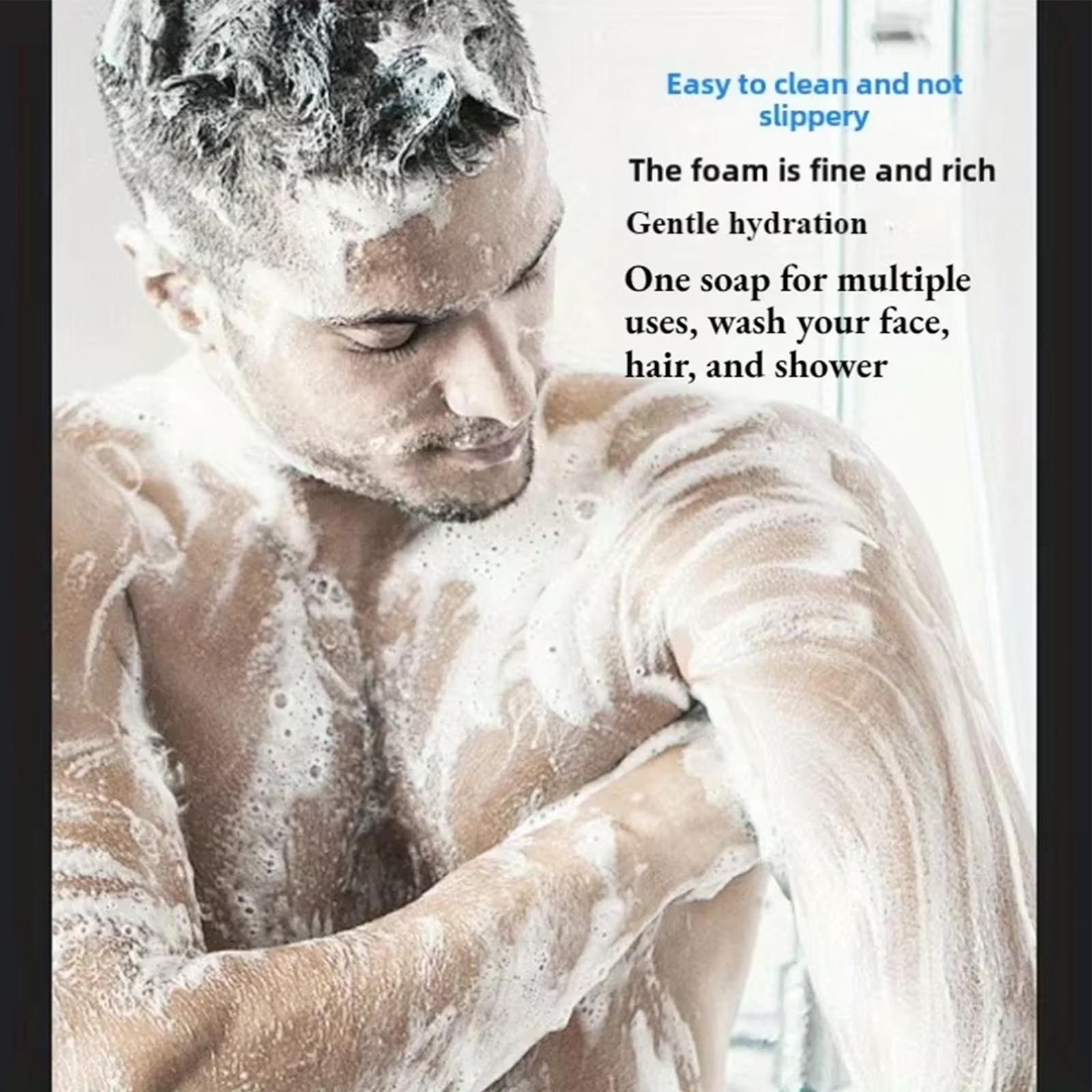 Men Cologne Fragrance Soap Essential Oil Soap Skin Cleansing Bath Handmade Soap