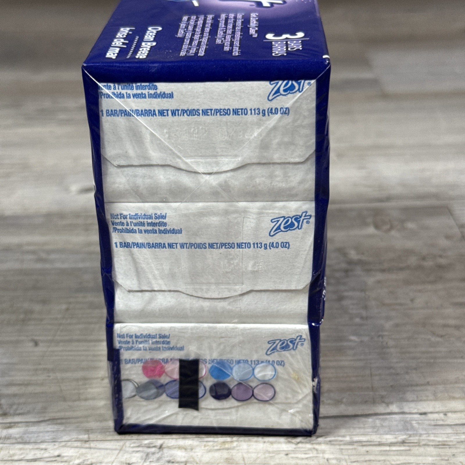 Zest Ocean Breeze Bar Soap 3 Pack 4 oz Bars New Sealed Made in USA