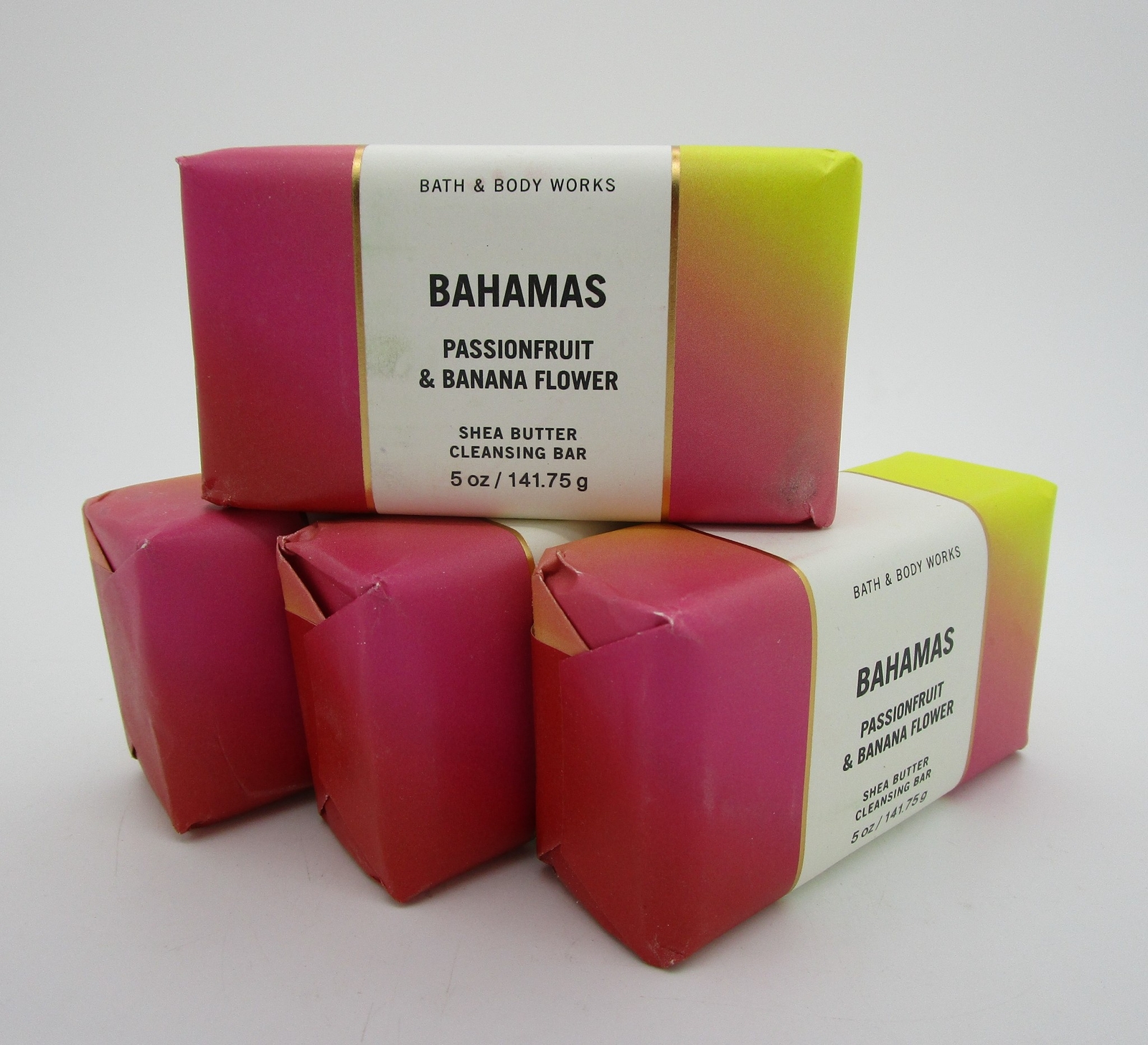 BATH & BODY WORKS Shea Butter Cleansing Bar BAHAMAS – LOT OF 4