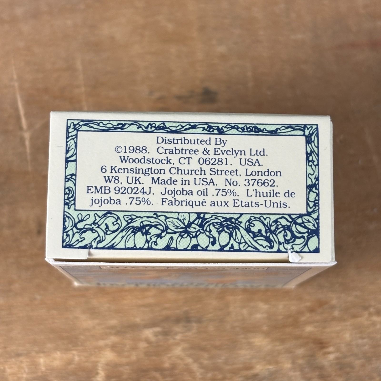 Vintage CRABTREE & EVELYN Sea Shell Soap With Jojoba Oil 25g / 0.9oz