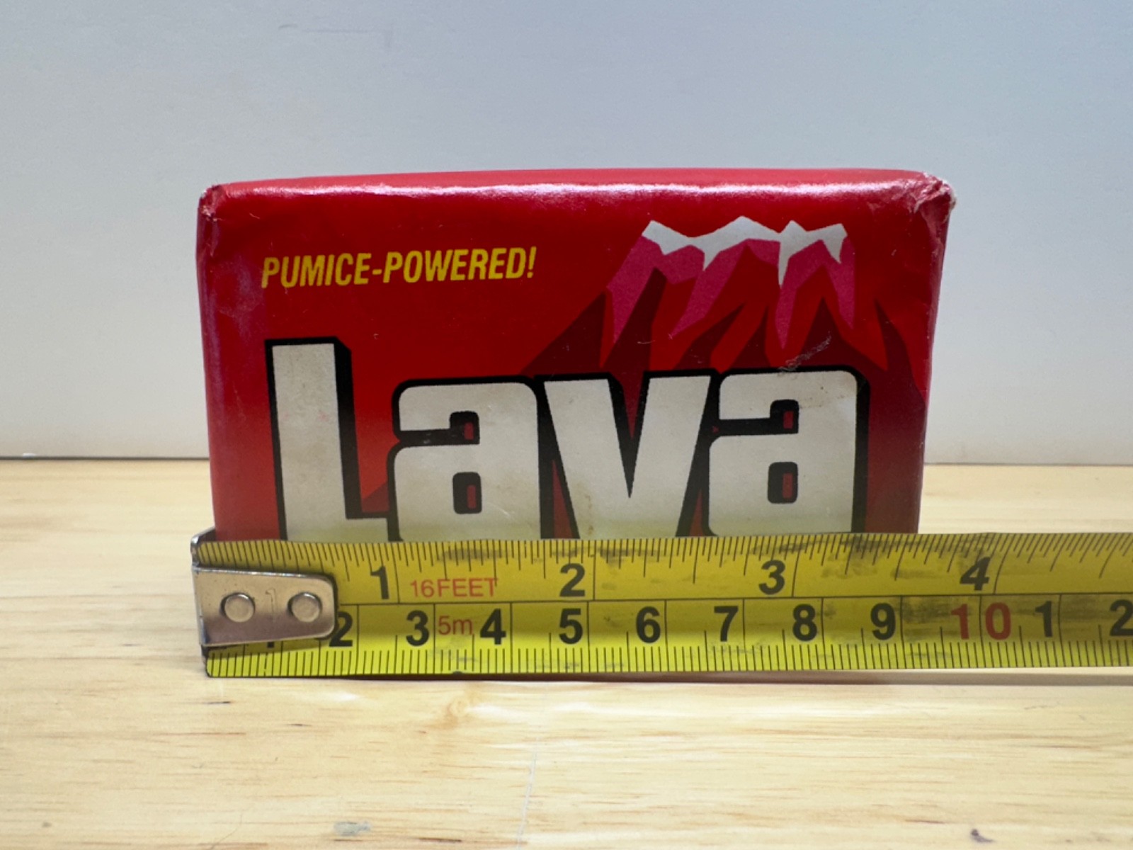 Vintage Lava Pumice Hand Soap Bar Sealed 1990 5.75 oz Rare UPC barcode NOS