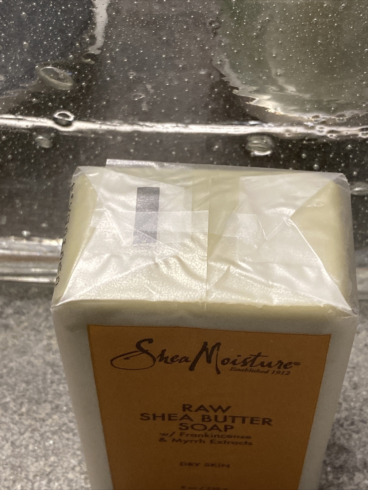 3)SHEA MOISTURE RAW SHEA BUTTER SOAP W FRANKINCENSE & MYRRH EXTRACTS 4 DRY SKIN
