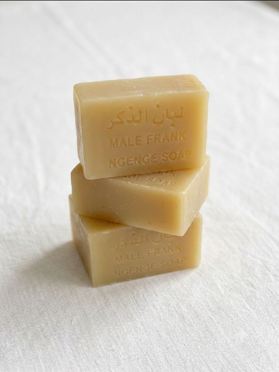 Organic Natural Male Frankincense Soap Bar Handmade Pure Skin Clarifying Anti-Ag