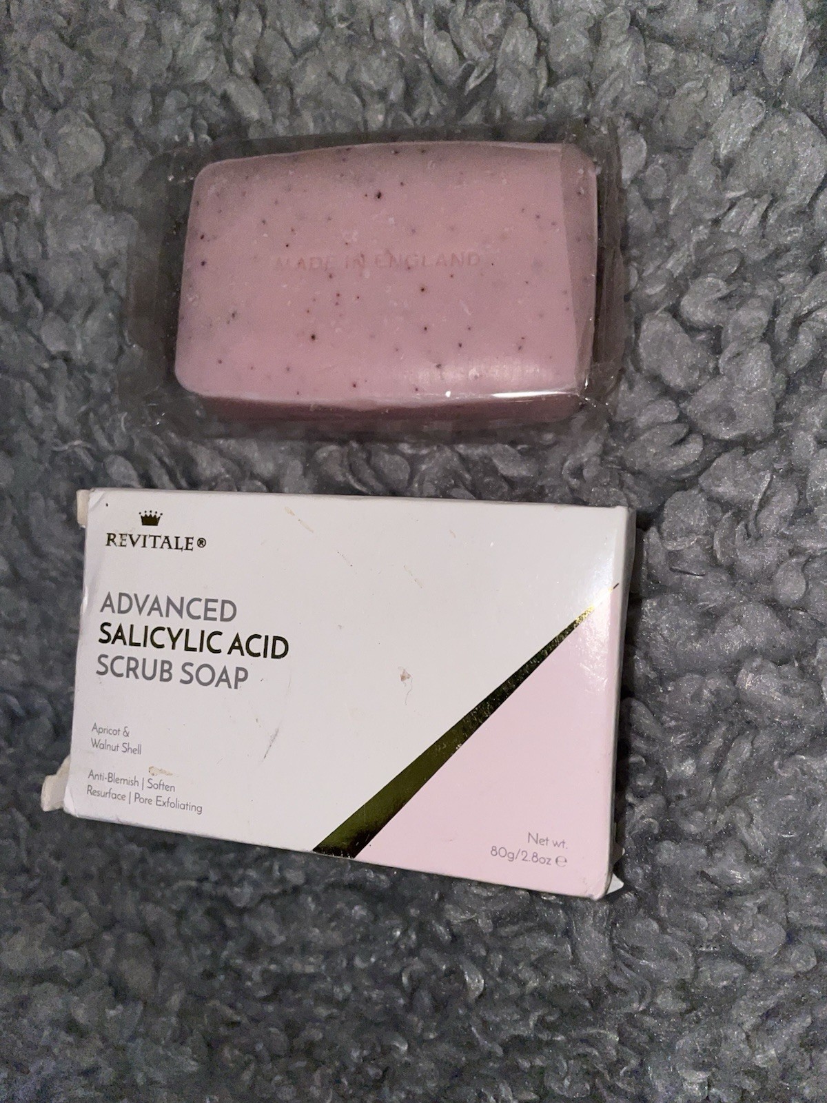Salicylic Acid Scrub Soap for Pores Softens Skin, Reduces Blemishes Sealed 2028