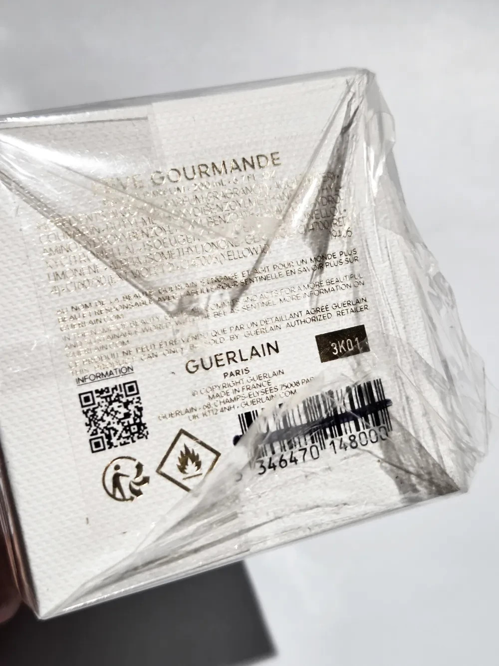 Guerlain Feve Gourmande 200ml L’Art & La Matiere Batch 3K01 New Broken Wrap