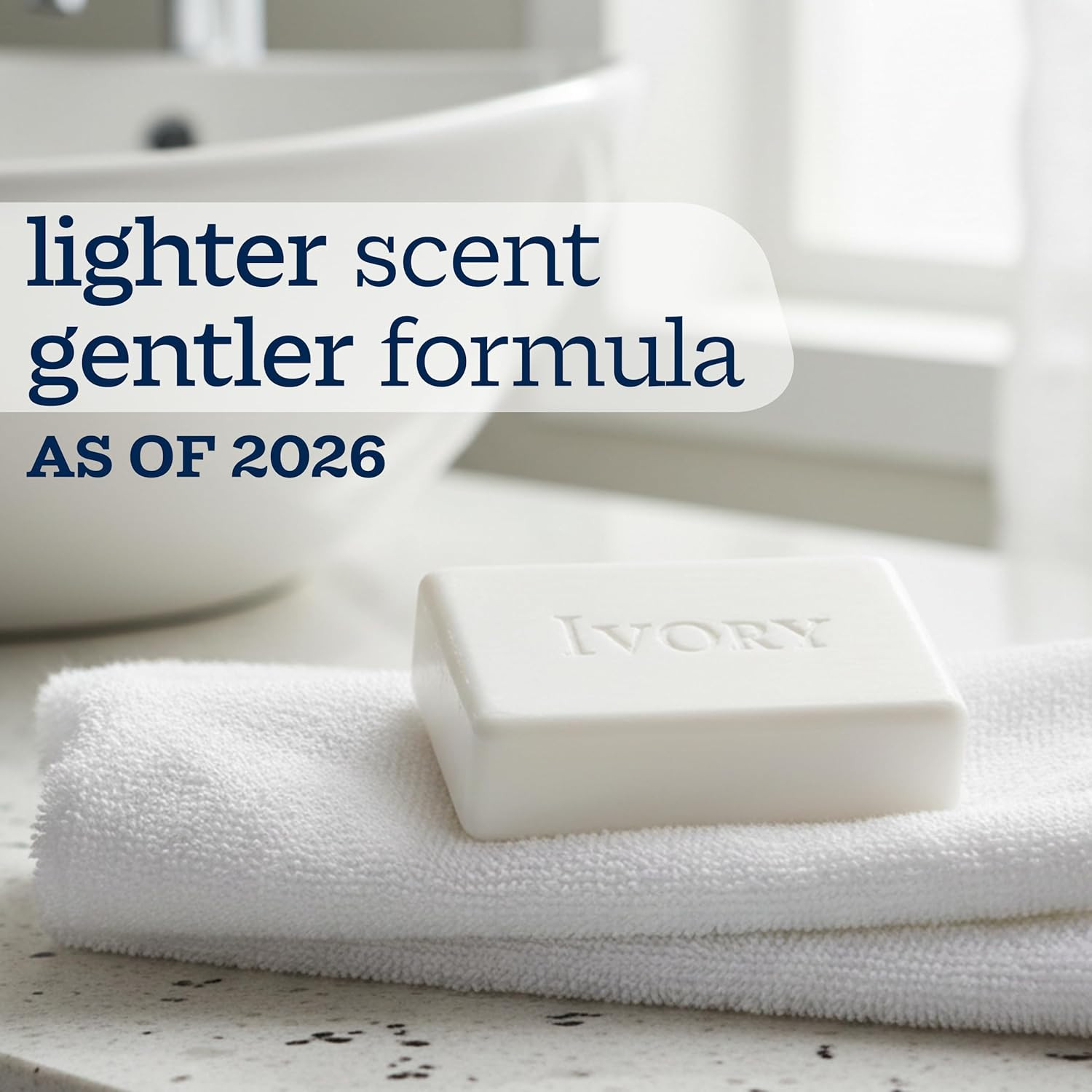 Gentle Bar Soap 99.44% Pure Formula Skin Types Original Scent 3.17 Oz (10 Count)