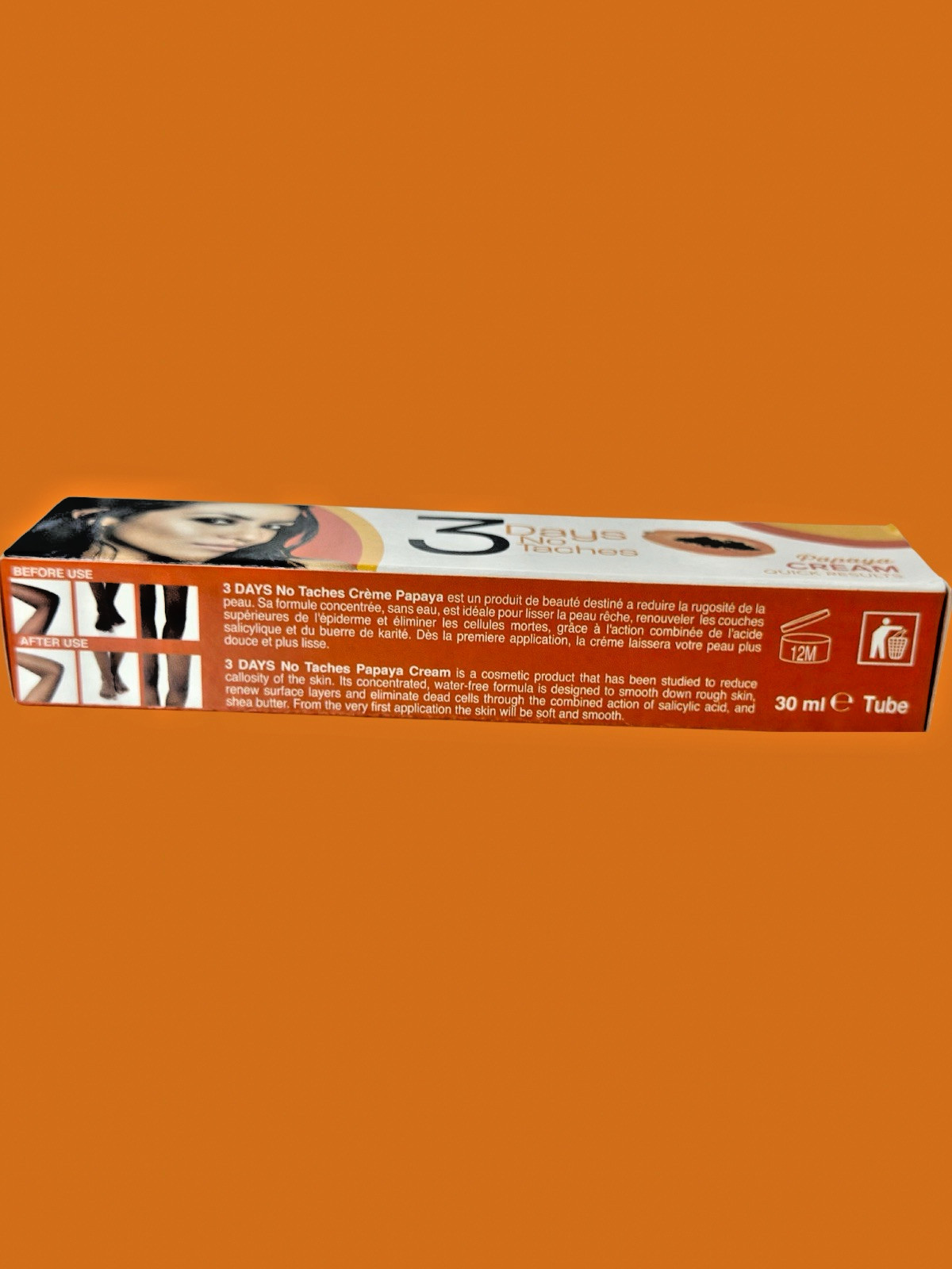 3 Days No Taches SkinCare Papaya Cream Tube 30g