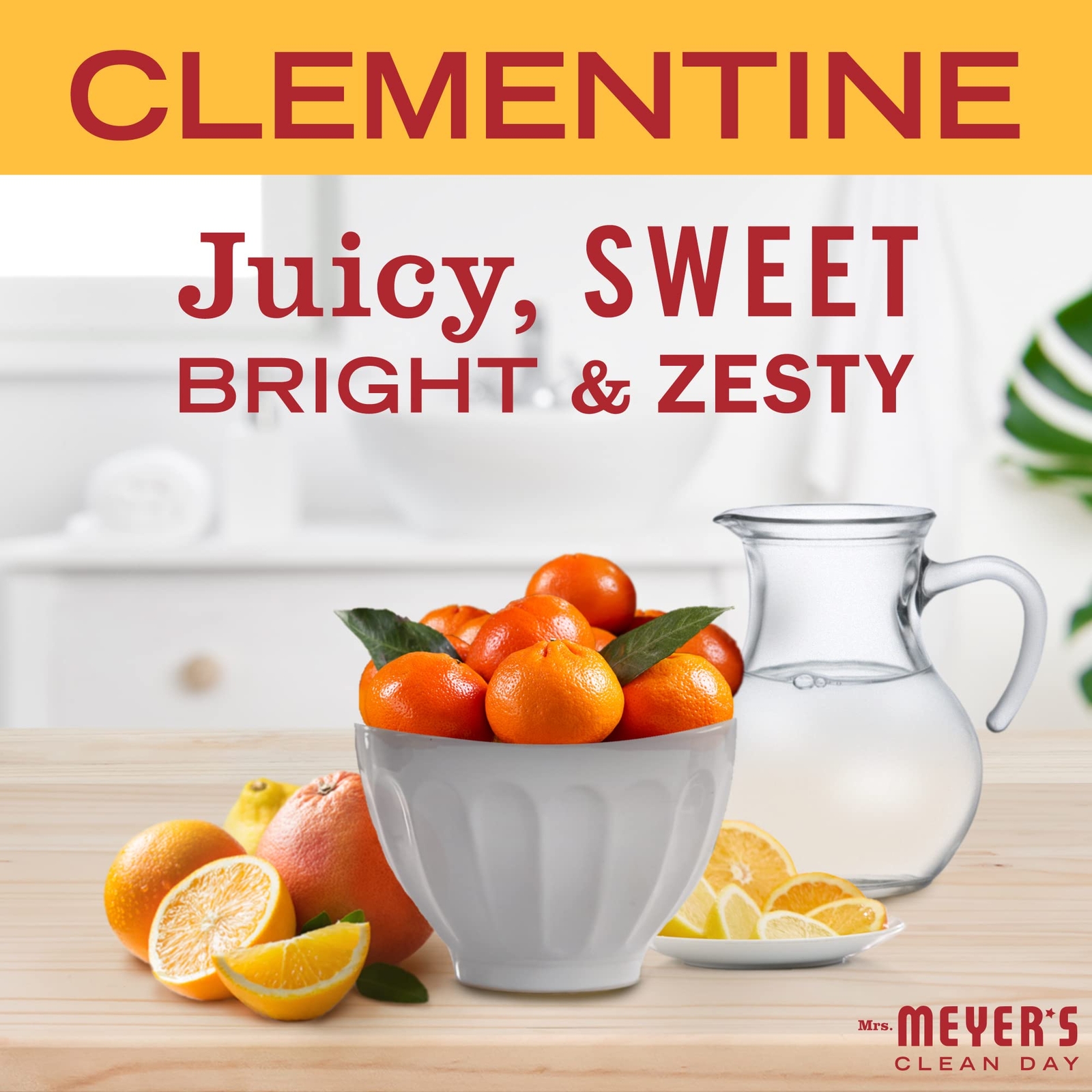 Mrs Meyer s Clean Day Clementine Bar Soap Pack of 4 5.3 Ounce Vegan Formula