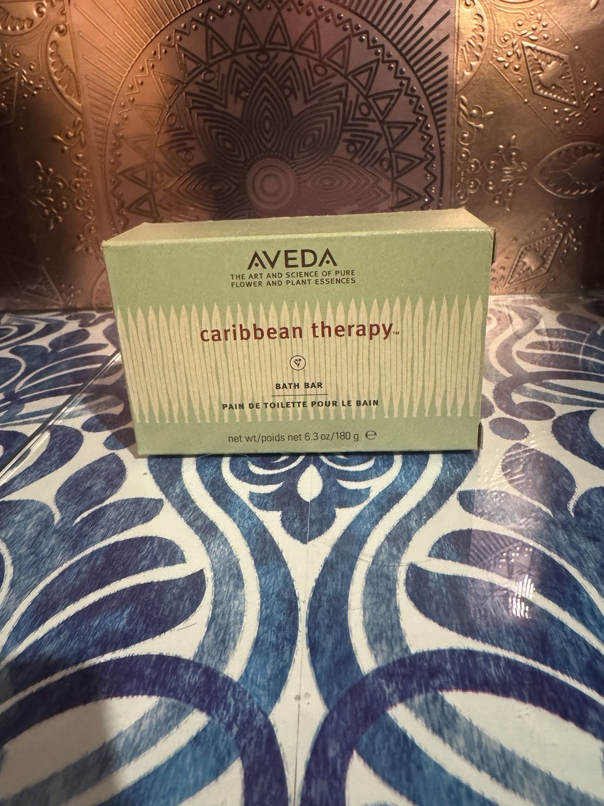 Aveda Caribbean Therapy FULL SIZE Bath Bar – 6.3 oz – Sealed – New in Box