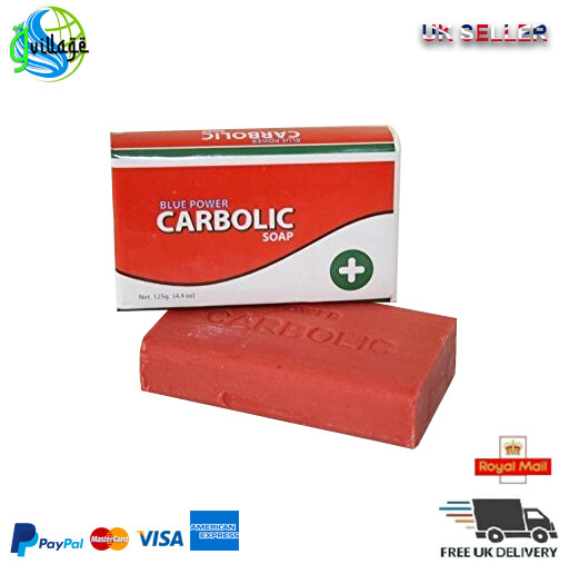 6 X Blue Power Carbolic Soap 125g
