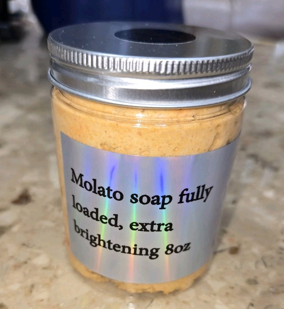 MOLATO Handmade 5 Day Brightening,Fully Loaded Face Soap 8oz With 1% Retinol