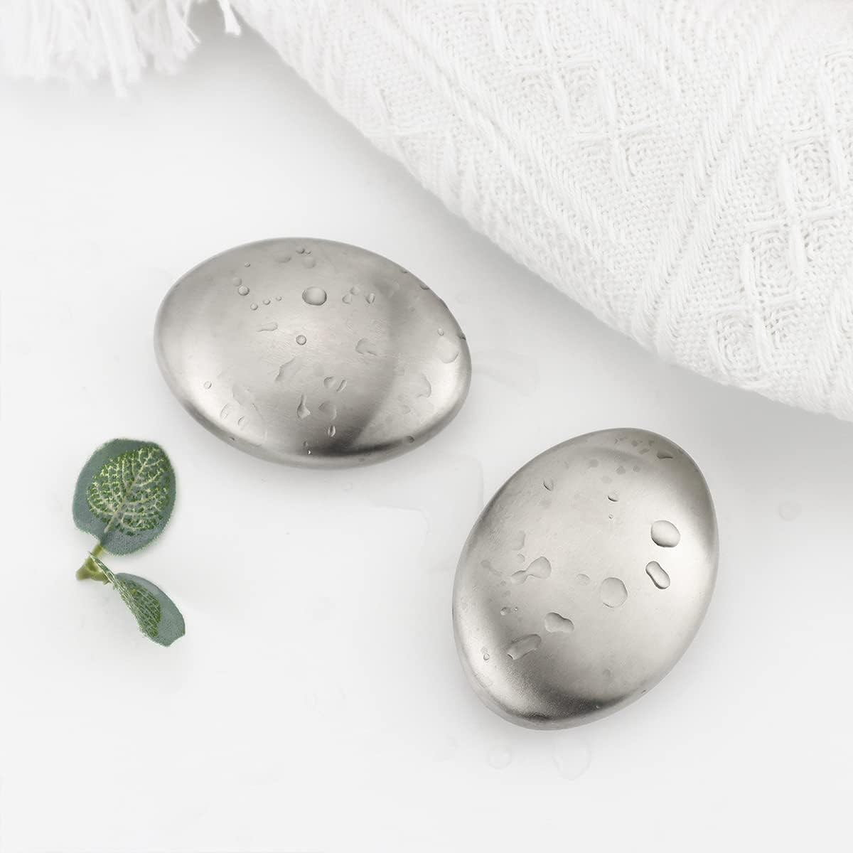 2 PCS Stainless Steel Soap Magic Metal Odor Remover Bar Eliminating Smells…