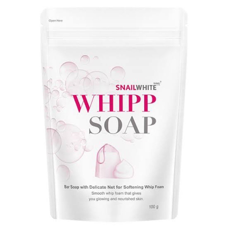 100g x 4 Snail White Whipp Soap Bar Namu Life For White Clear Firm Youthful Skin