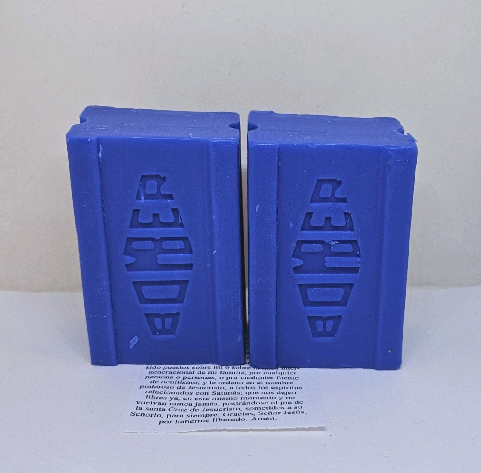 JABON AZUL 2 pcs / BLUE SOAP PARA PROTECCION Y ROMPER BRUJERIA GRATIS ORACION