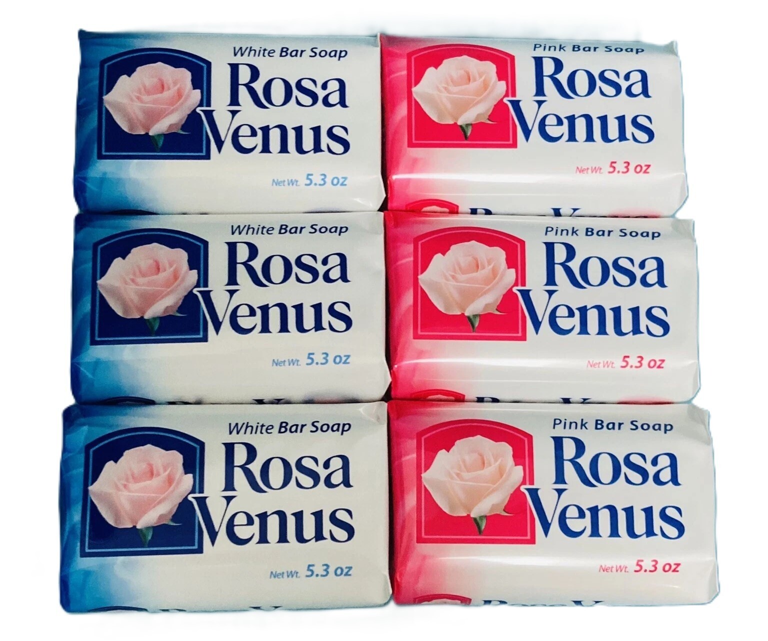 Jabon Rosa Venus Rosado Classic 150g / 5.3 oz Soap Bar 6,8,10,12,15,20 or40 Pack