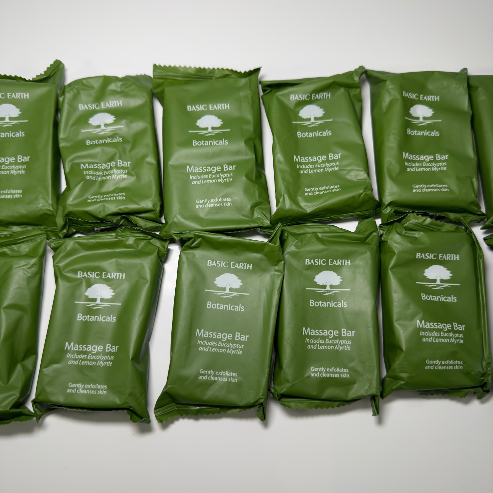 Basic Earth Botanicals Travel Massage Bar Eucalyptus Lemon Myrtle LOT Of 12 NEW