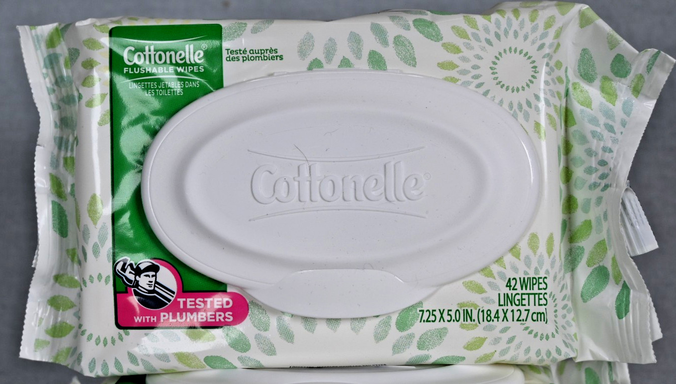 Cottonelle GentlePlus Flushable Wet Wipes with Aloe 168 ct