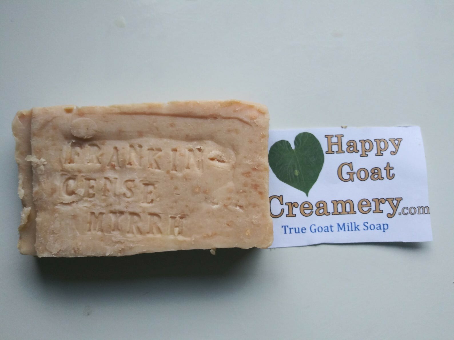 Goat Milk Soap Handmade Frankincense & Myrrh Free Shipping