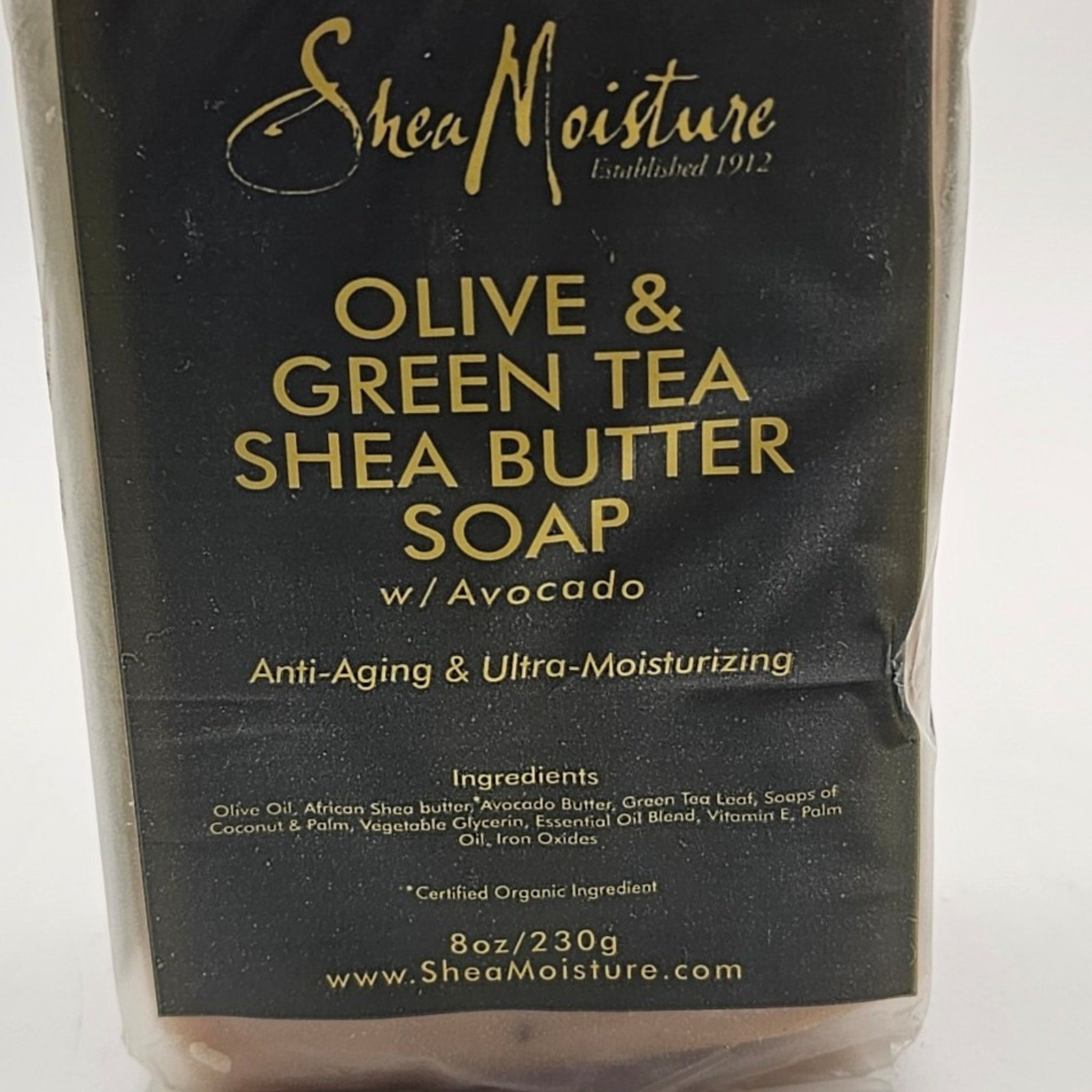 Shea Moisture Olive & Green Tea Shea Butter w Avocado Dry Aging Skin 8 oz NEW