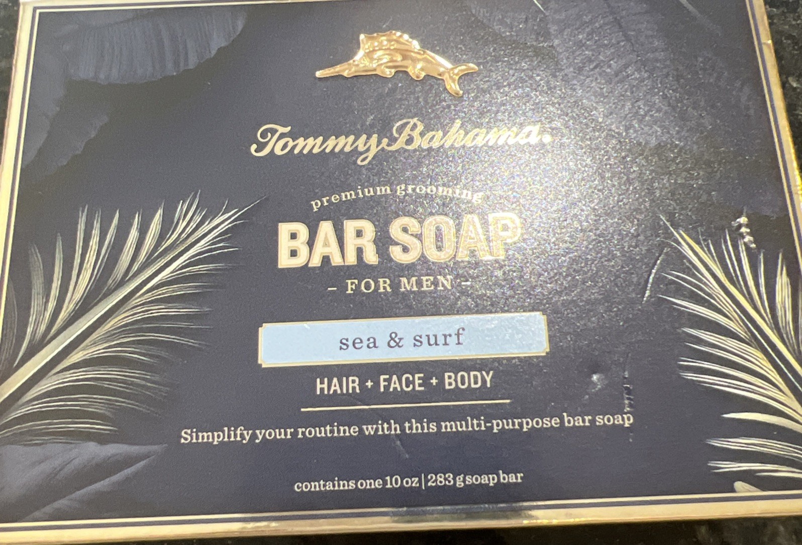 Tommy Bahama Bar Soap For Men Sea & Surf 10 Oz Hair Face & Body