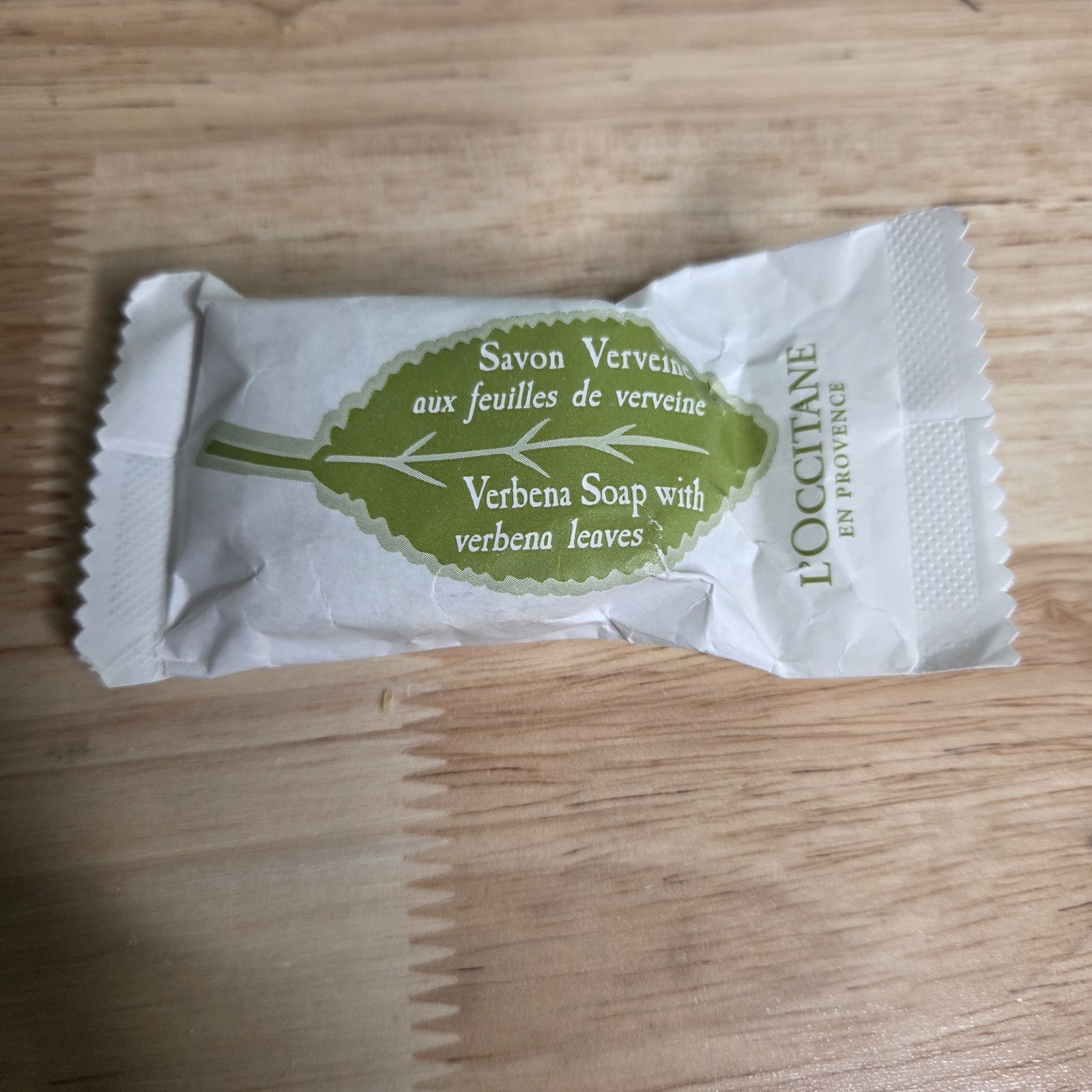 L’Occitane Verbena Leaf Soap 25g 0.88 oz Set of 5 New Travel Size Leaves