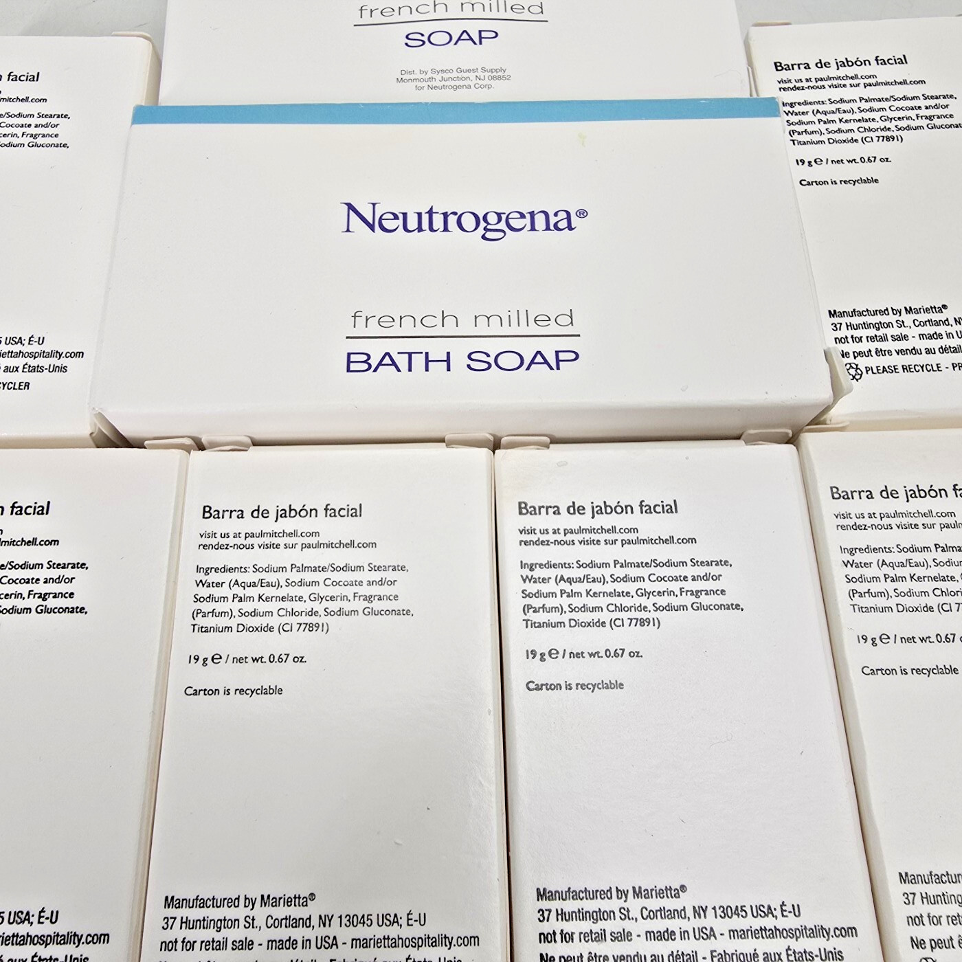 Paul Mitchell Neutrogena Soap Refreshing Citrus Travel Size French Mill 10 Count