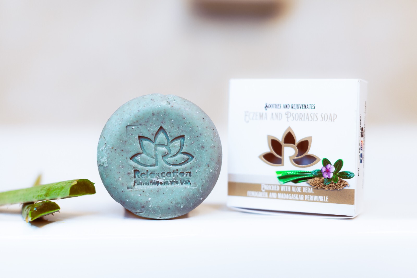 Eczema & Psoriasis Bergamot Natural Cold Process Soap Bar with Essential Oils