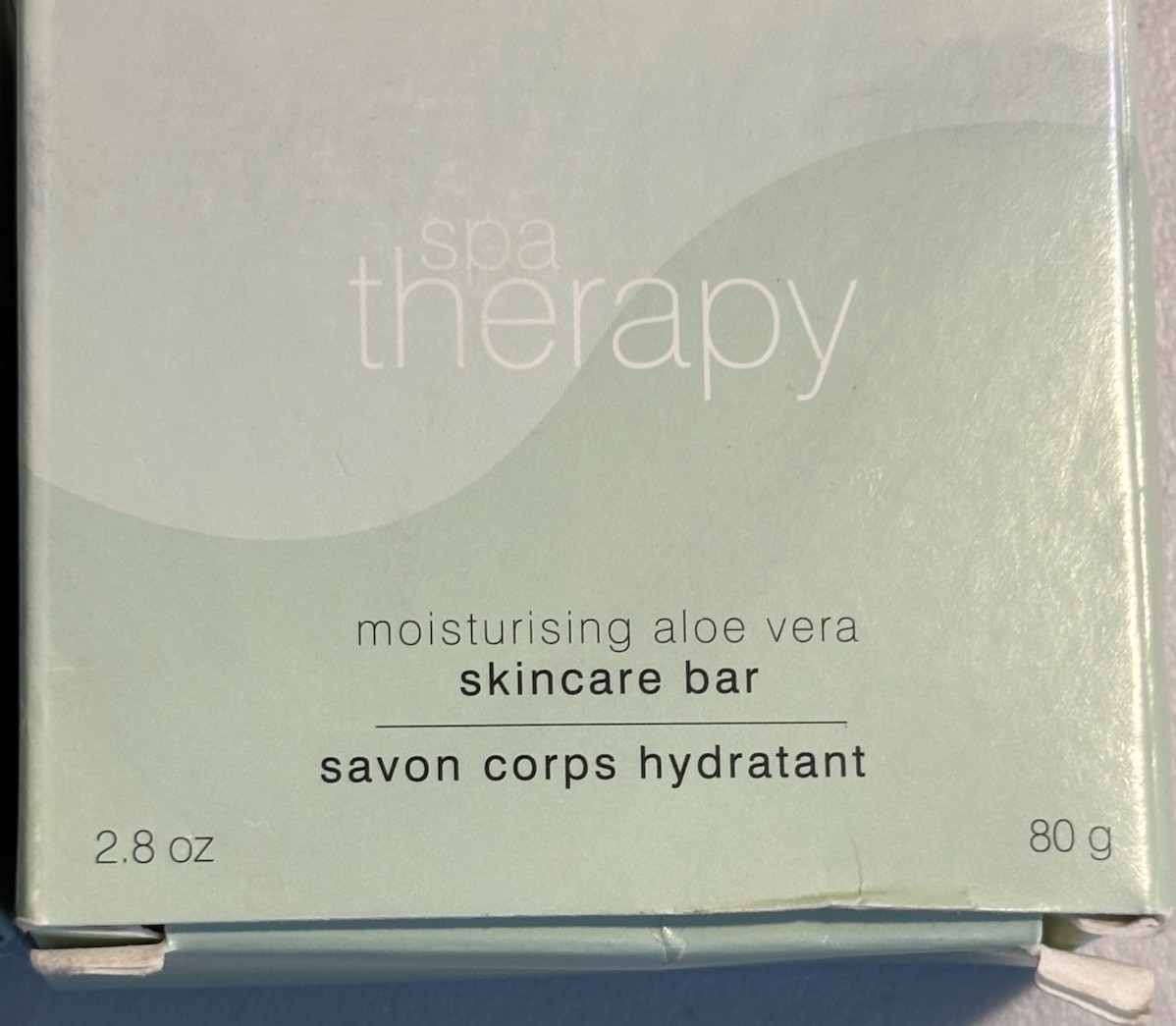 New Gilchrist & Soames Spa Therapy Moisturising Bar, Aloe Vera 2.8 oz & 1.5 oz