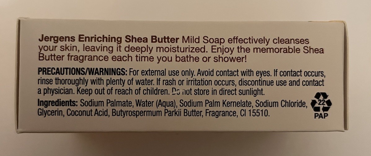Lot of 12 Jergens Mild Soap Enriching Shea Butter Bars 3oz each, BRAND NEW!