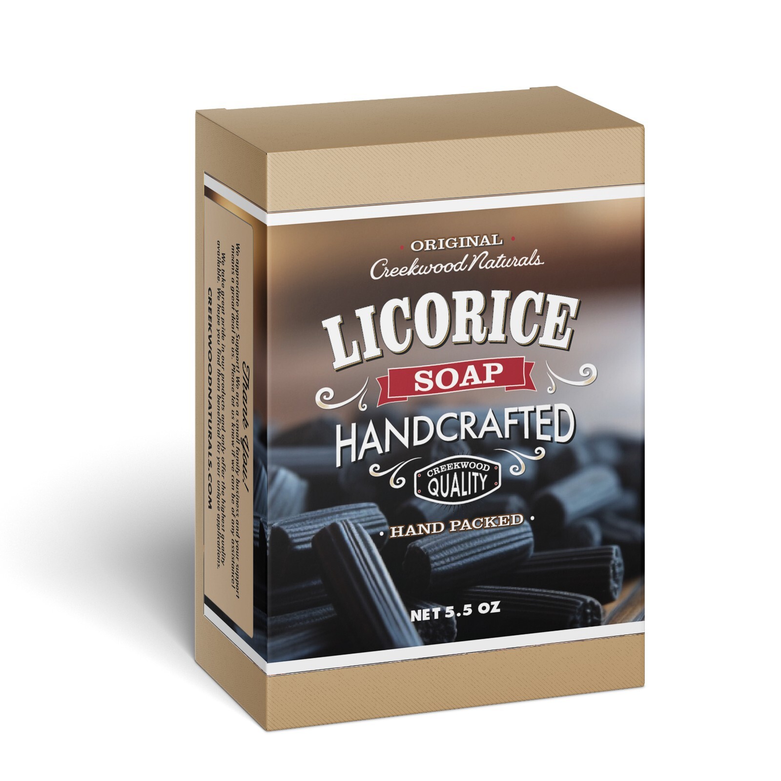 Licorice Soap Bar – All Natural Perfume Free