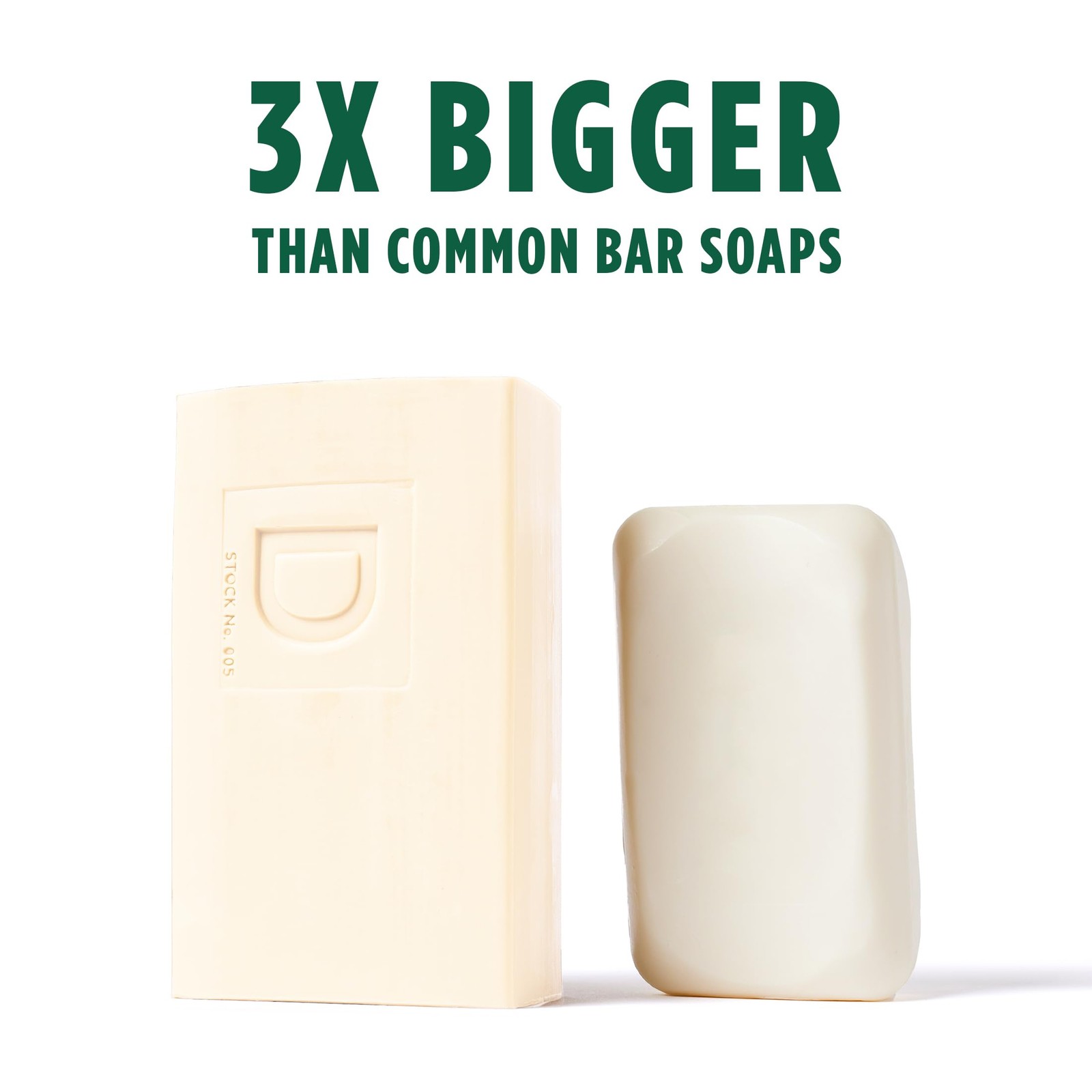 Duke Cannon Supply Co. Big Ass Brick of Soap Bar for Men Fresh Cut Pine (Split