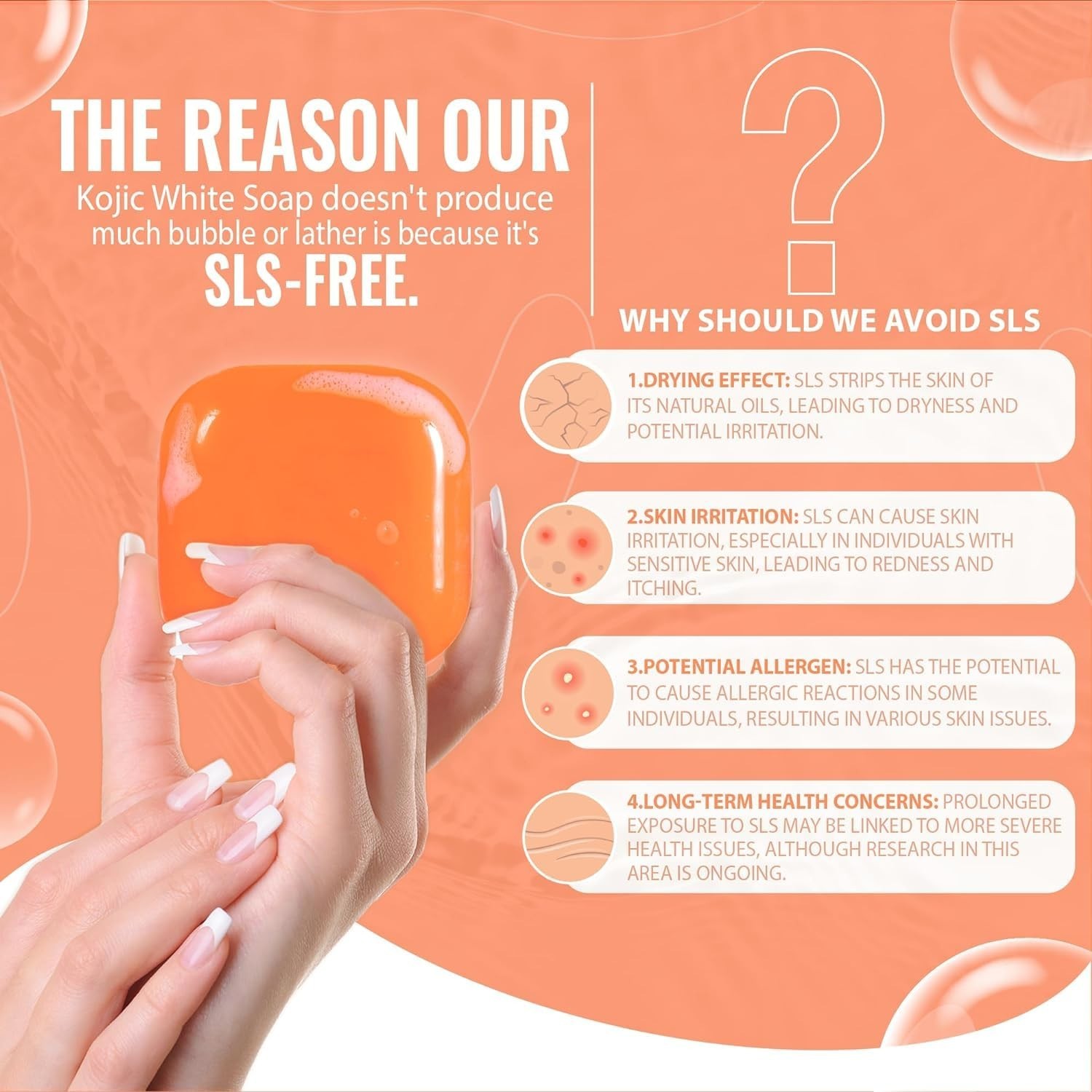 Kojic Acid & Papaya Skin Brightening Soap, Exfoliating Facial Bar,
