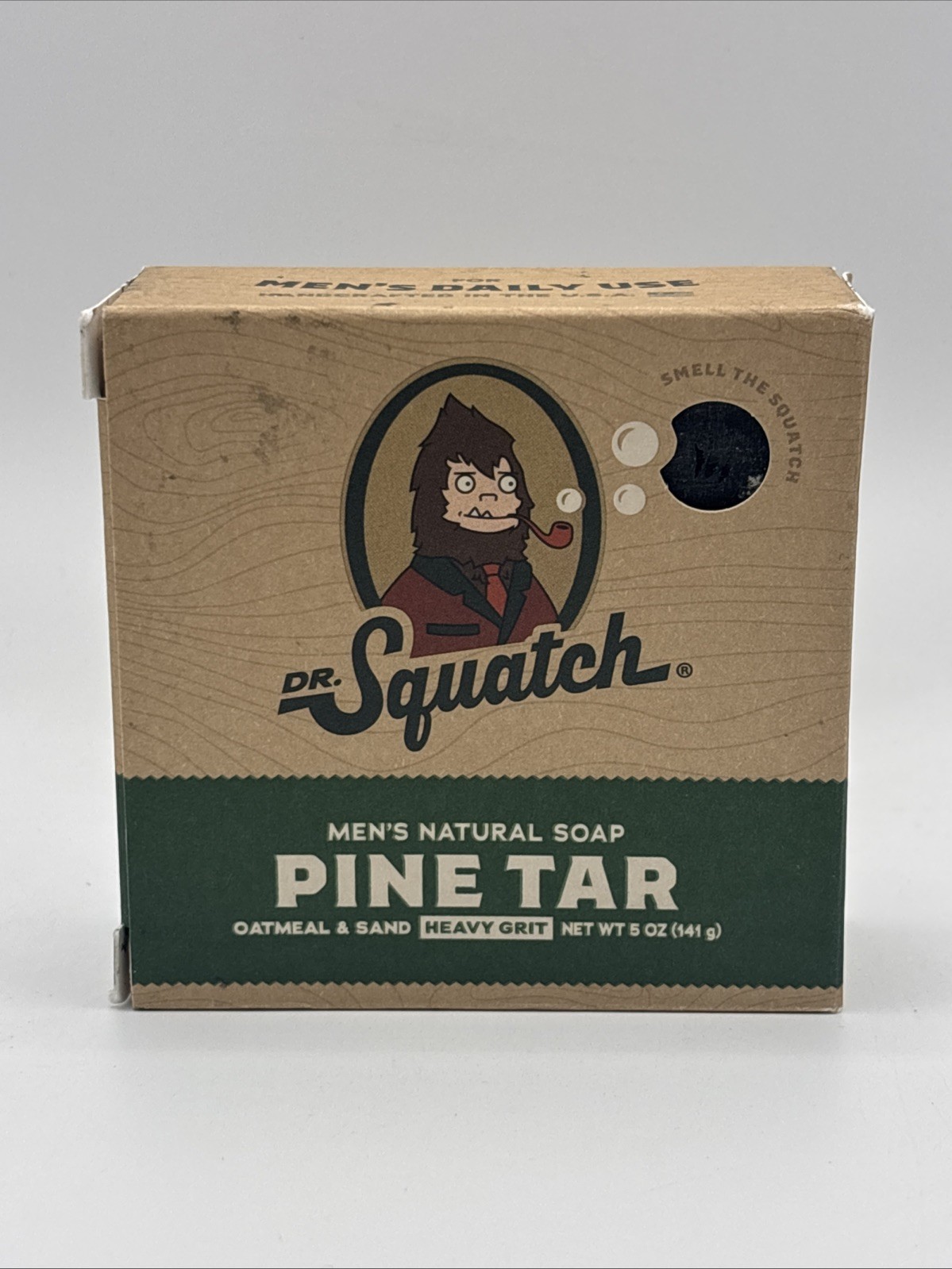 Dr. Squatch Pine Tar Bar Soap Heavy Grit 5 oz