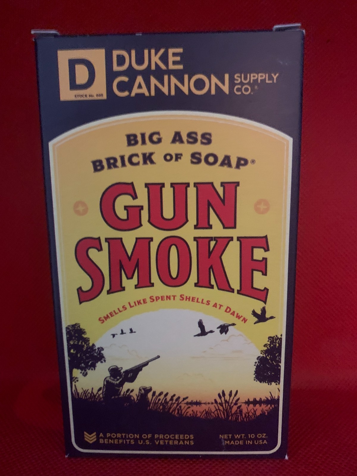 Duke Cannon Supply Co Gun Smoke Big Ass Brick of Soap 10 oz Bar Soap New