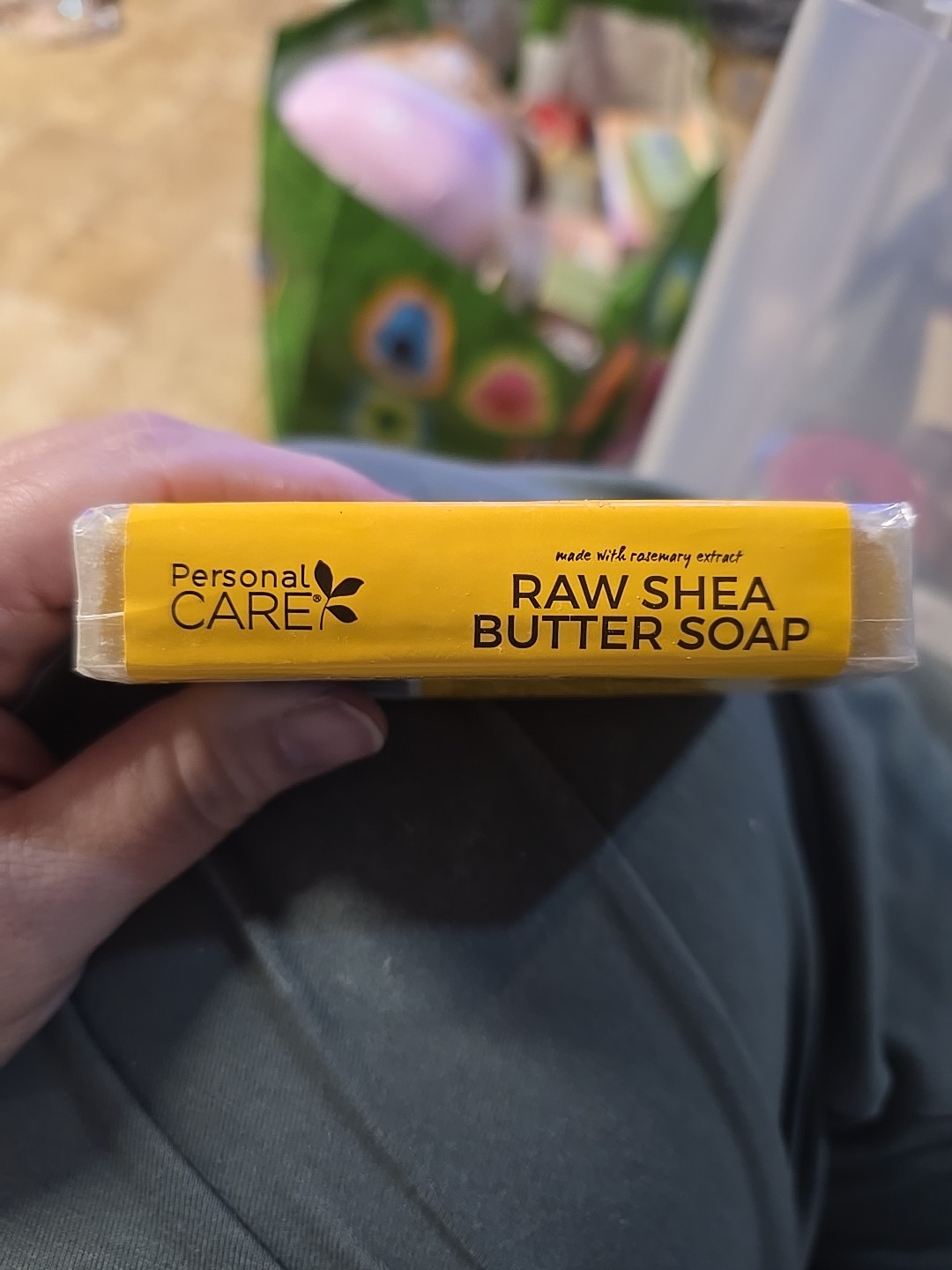 Personal Care Raw Shea Butter Bar Soap Made W/Rosemary Extract 4 oz NIPS #95003