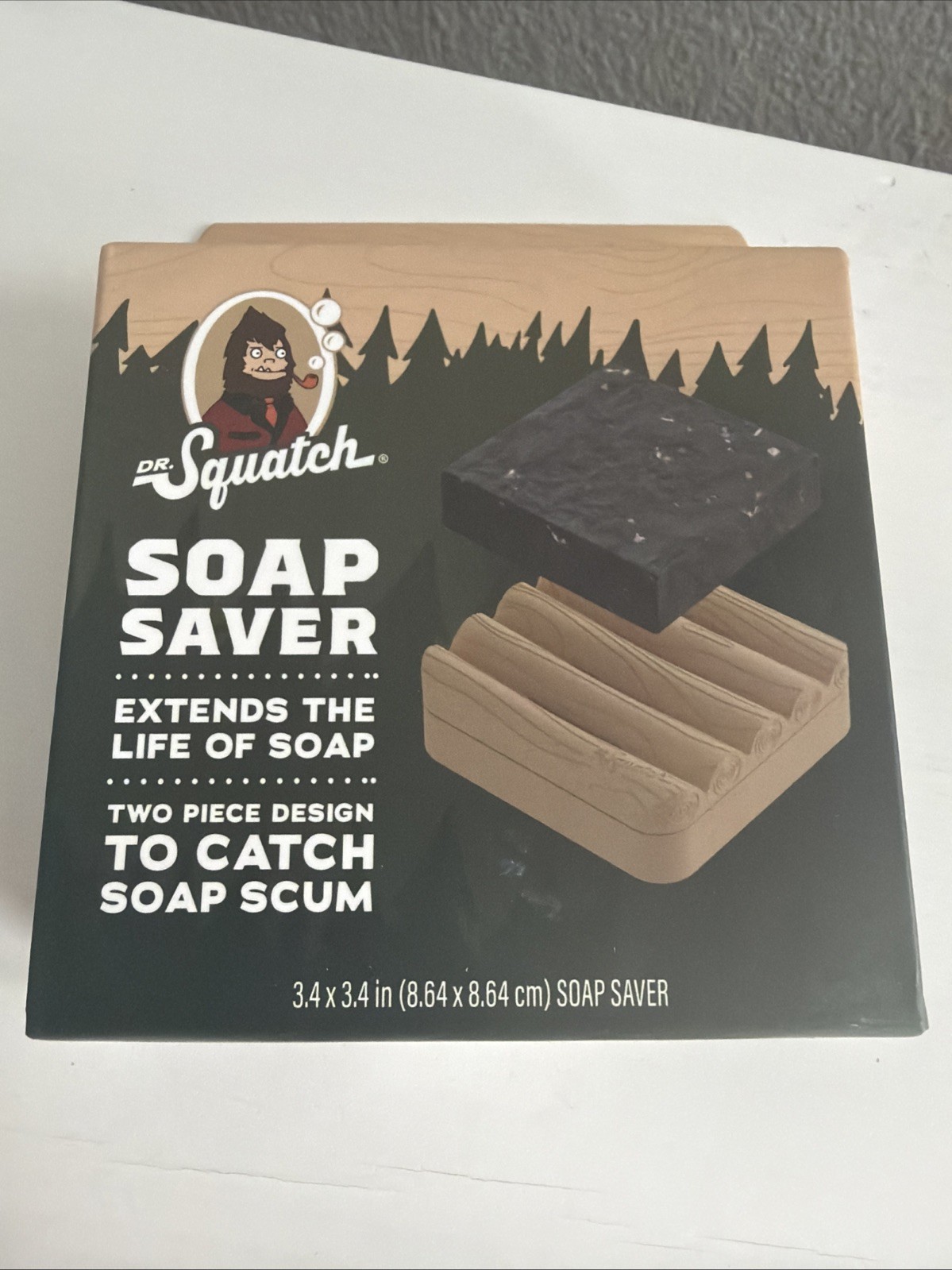 Dr Squatch Soap Saver , NEW, Bpa Free, Two Piece Tray