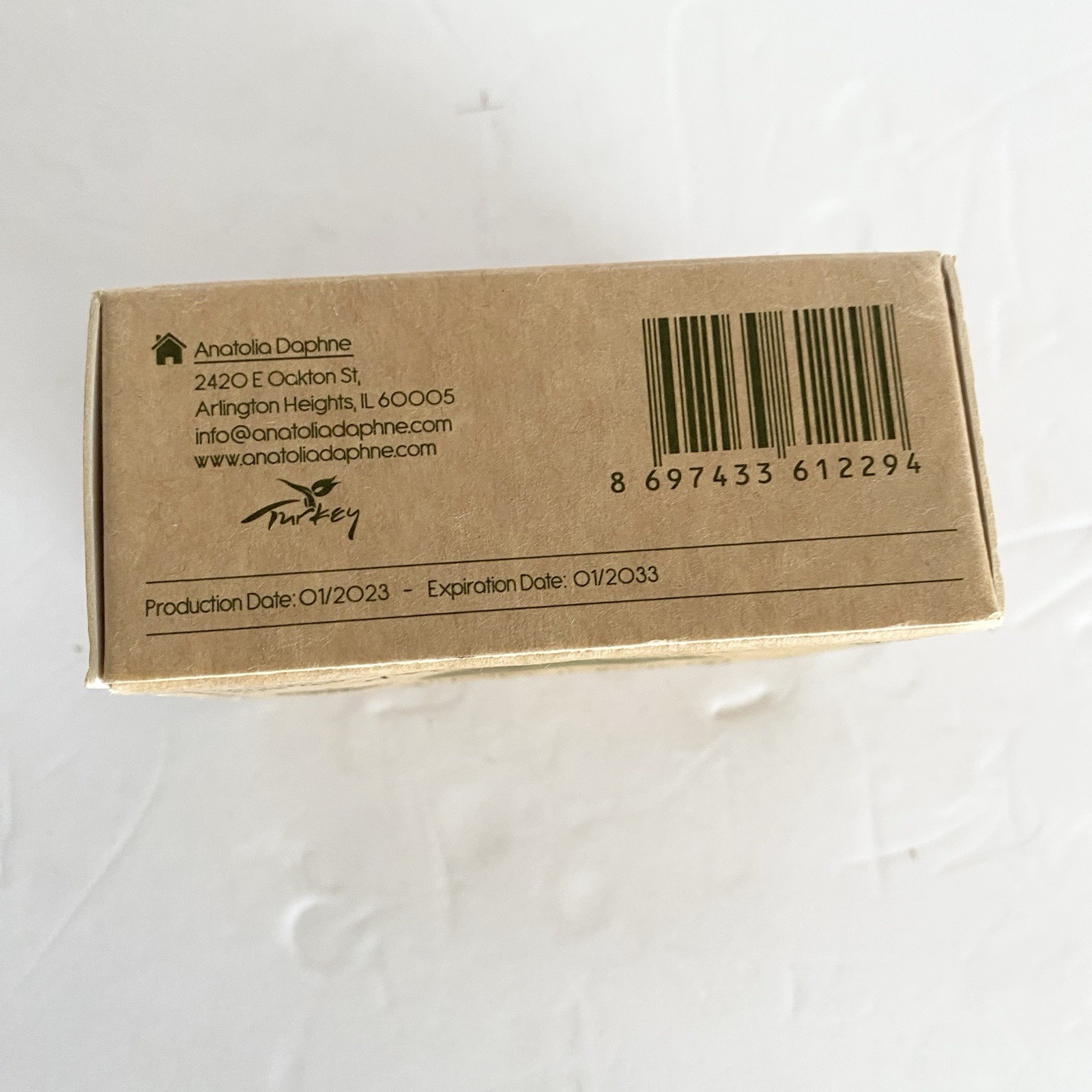 Anatolia Daphne Olive Oil Soap Bar 5.3oz Traditional Handmade 100% Pure Natural