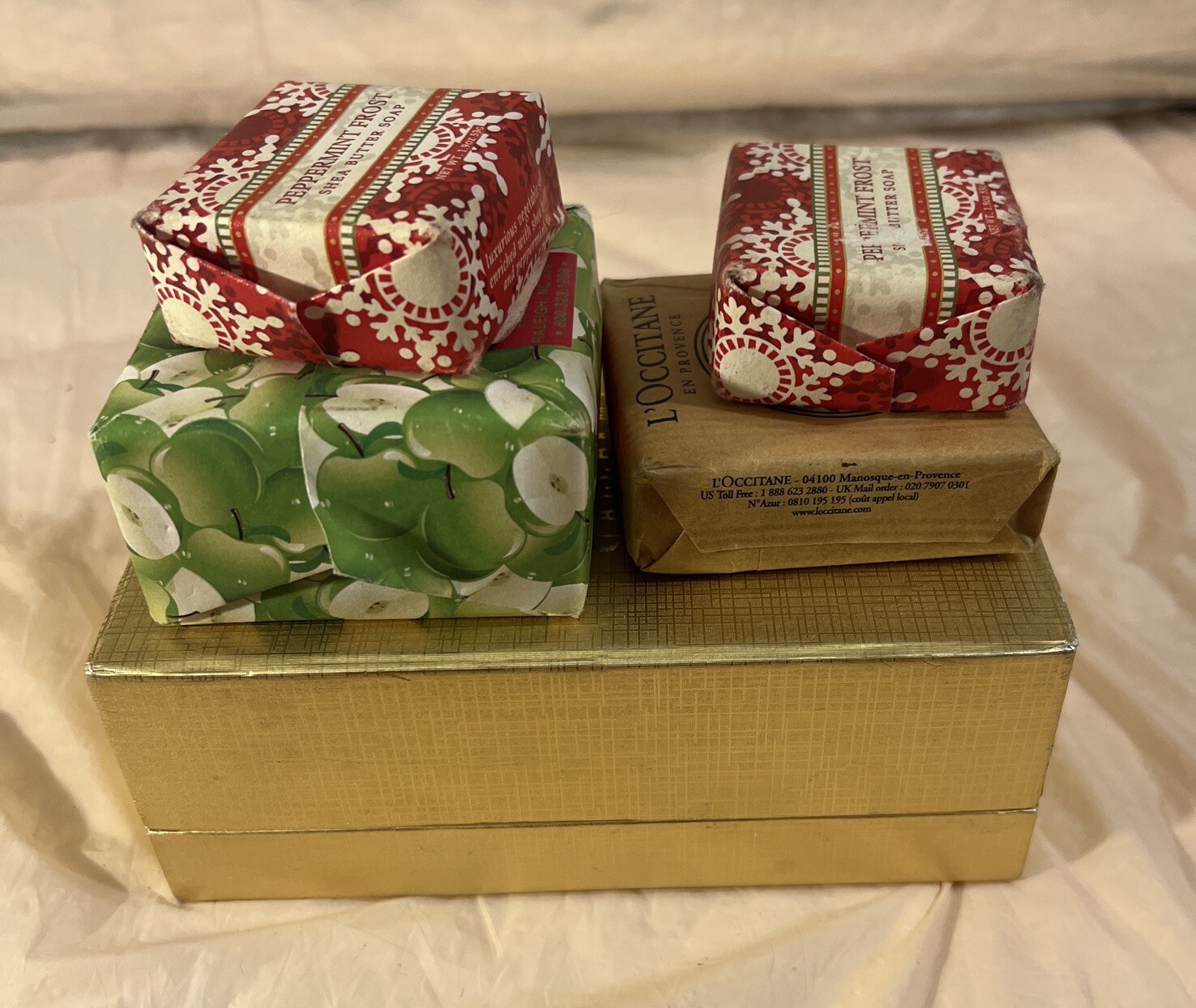 Fringe Alchemy Collection Scented Soap Savin & Glass Tray +4 Scented Soaps New