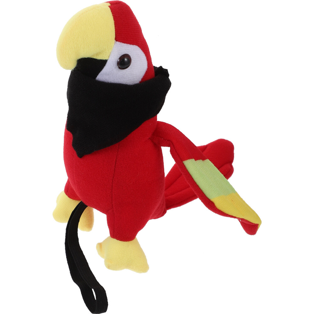 Pirate Parrot Cartoon Parrot For Shoulder Halloween Cosplay Parrot Stuffed Toy