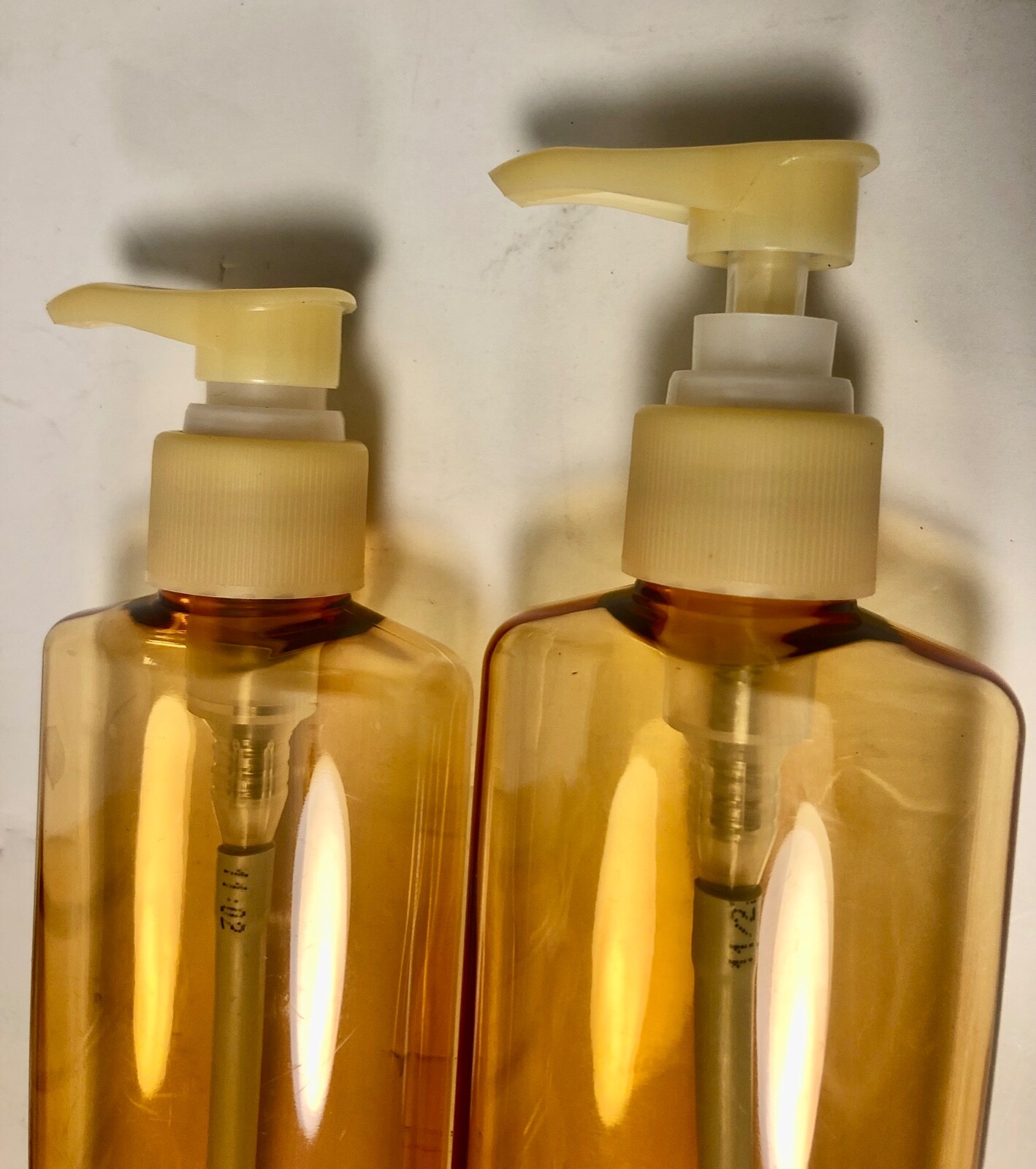 8 oz PET Plastic 24/410 Amber Cosmo Oval Bottle 3 to 24 Bottles