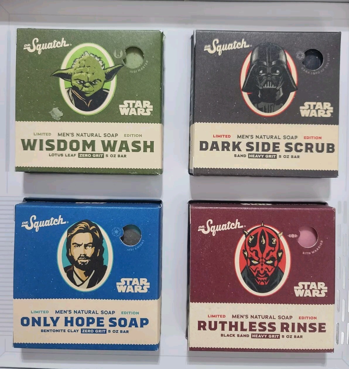 Dr. Squatch Star Wars Limited Edition Soap Set Collection 1 Four Bricks New