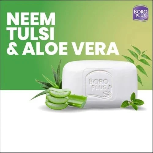 Boroplus Antiseptic Soap 125g x6 | Neem Tulsi Aloe Vera | Moisturising Care