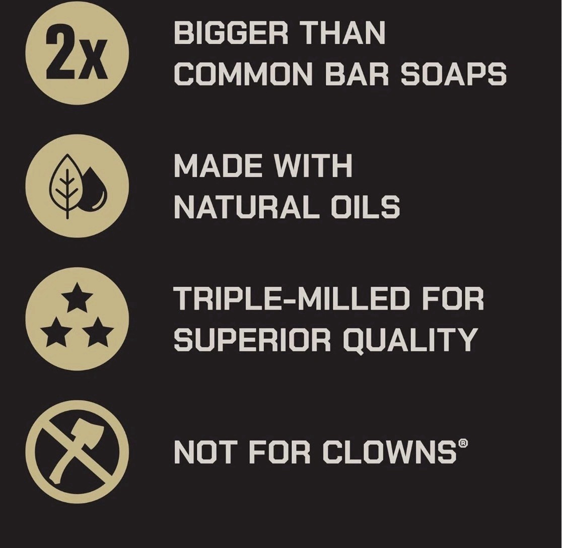Duke Cannon Big Ass Brick of Bar Soap Old Glory Tobacco Leaf & Leather Men 10oz