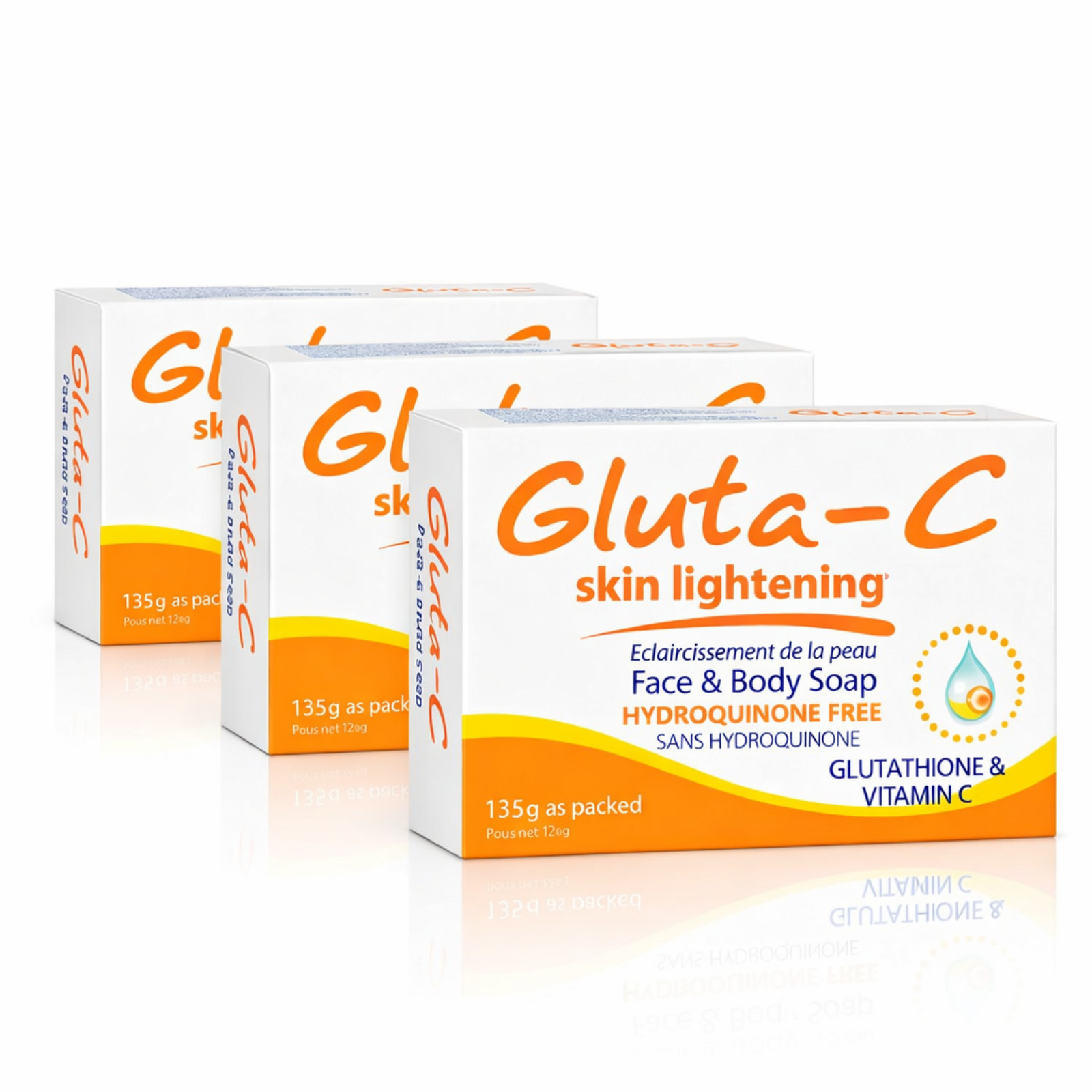 Gluta-C Face and Body Soap Bar 135g
