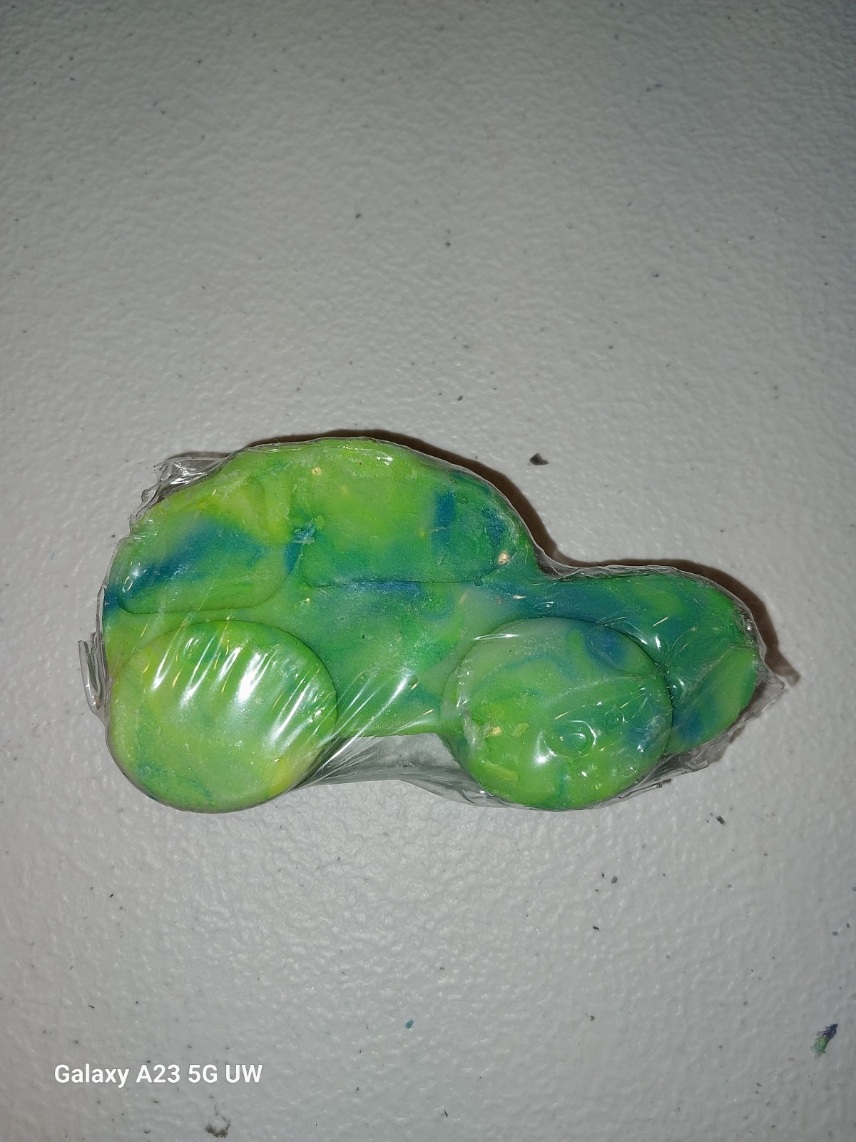 Green Marbled Car Handmade Soap Bar for Kids Handmade Soap