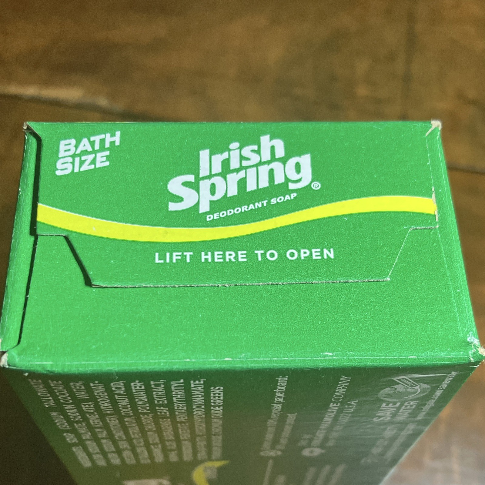 Irish Spring Aloe Deodorant Soap Bar, Bath Size, 3.75 oz, Green
