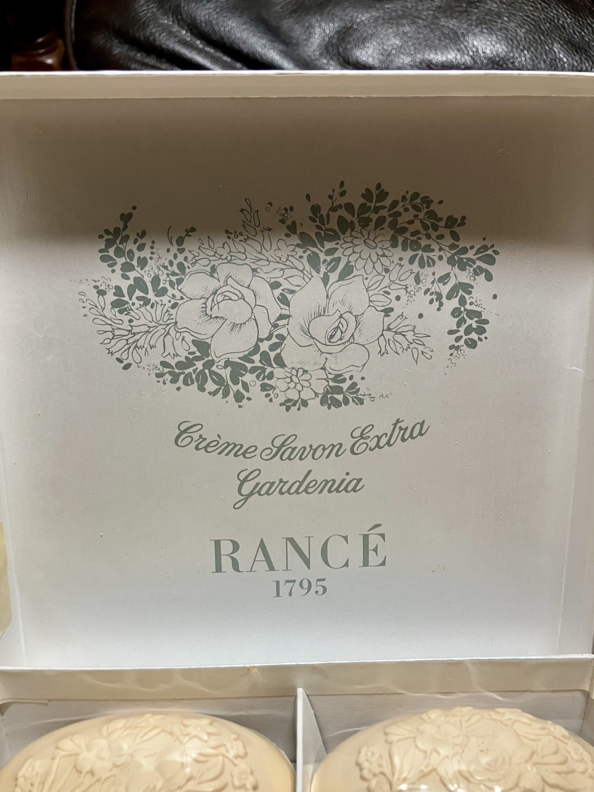 Vintage Rance 1795 “Crème Savon Extra Gardenia” Multipack of Four 3.5 ounce Bars